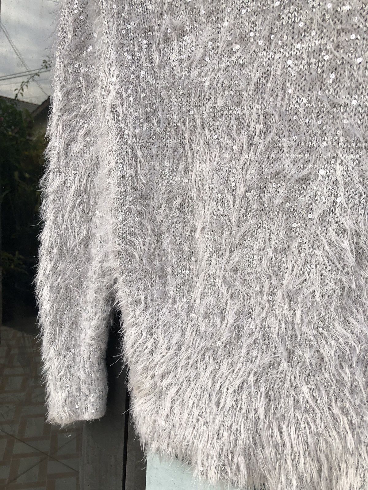 Hysteric Glamour × Issey Miyake × Japanese Brand Fuzzy Mohair BELOVED Shag Shaggy Knitwear Size US M / EU 48-50 / 2 - 6 Thumbnail