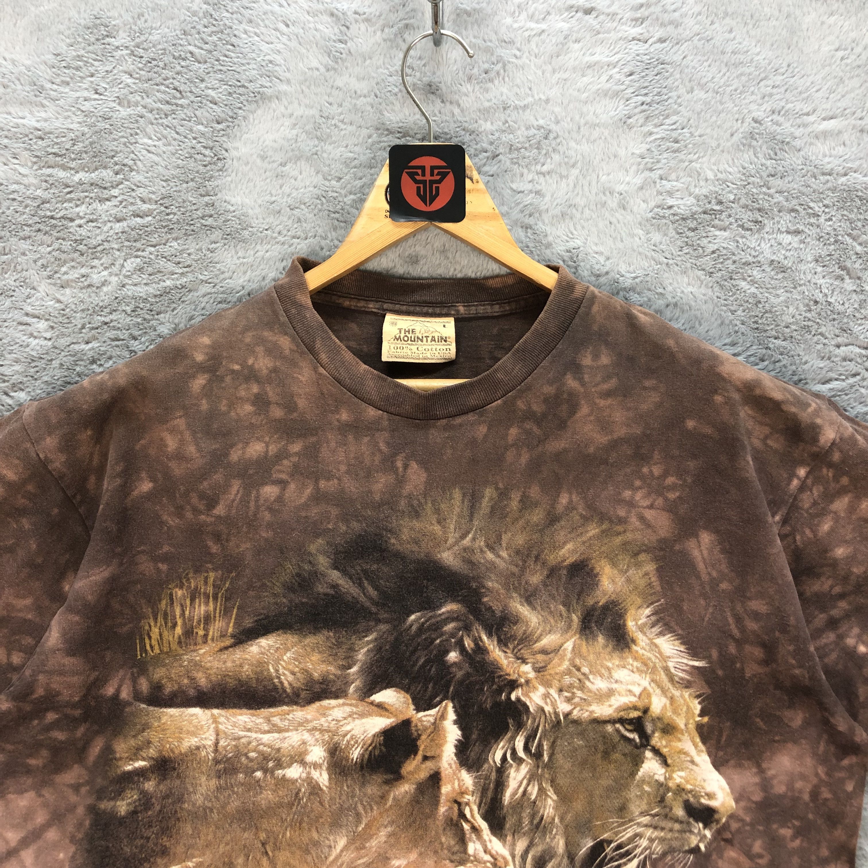 The Mountain The Mountain Lions 3D Printed T Shirts #6362-61 Size US XL / EU 56 / 4 - 2 Thumbnail