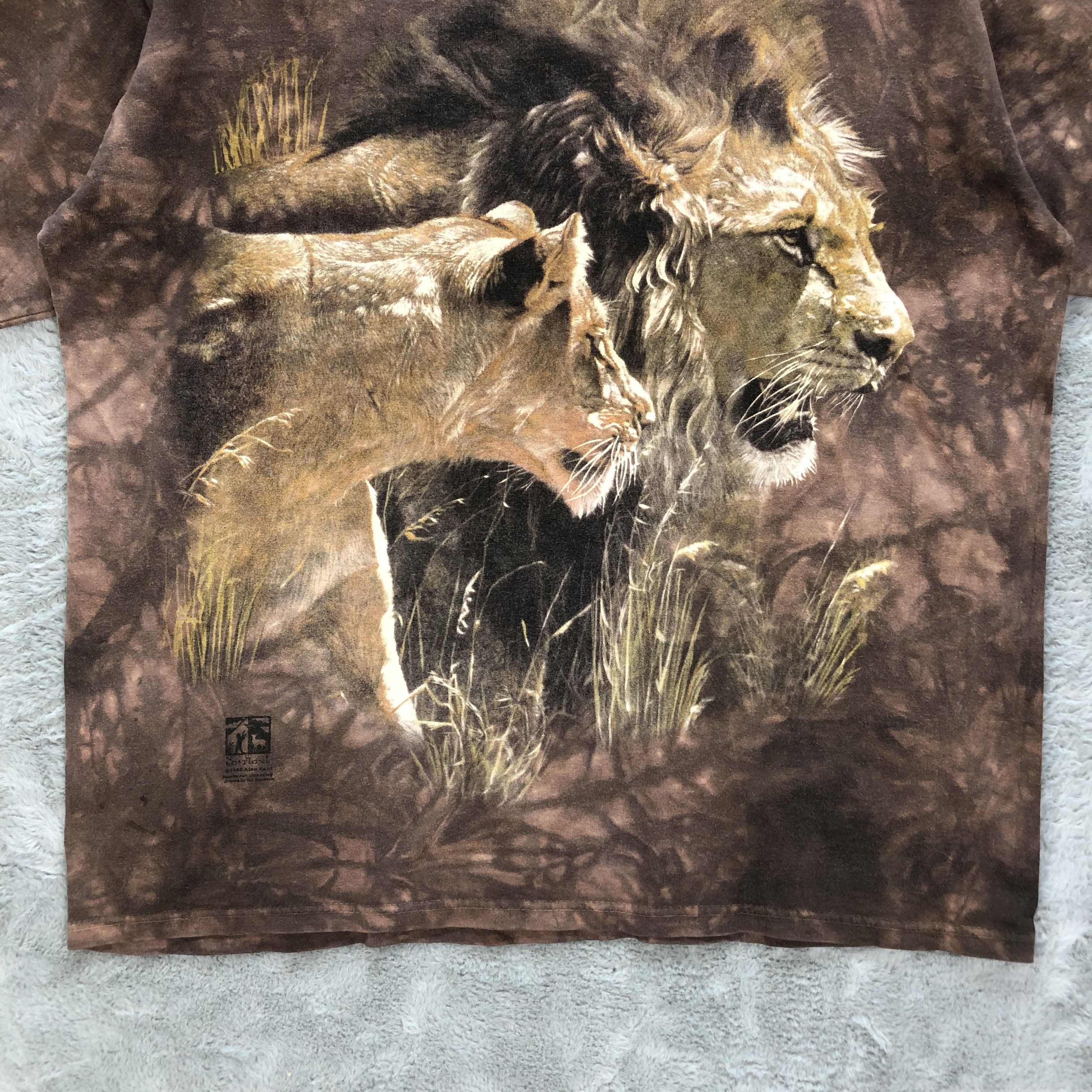 The Mountain The Mountain Lions 3D Printed T Shirts #6362-61 Size US XL / EU 56 / 4 - 4 Thumbnail