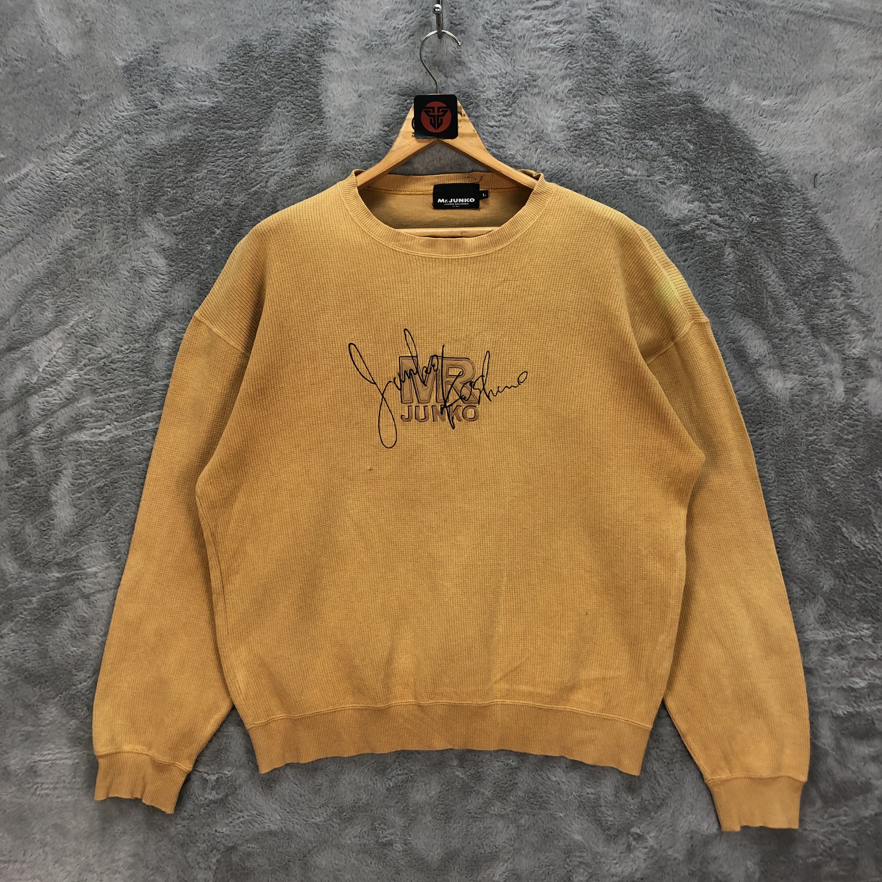 Mr. Junko Mr. Junko Koshino Signature Big Logo Sweatshirts #6371-62 Size US L / EU 52-54 / 3 - 1 Thumbnail