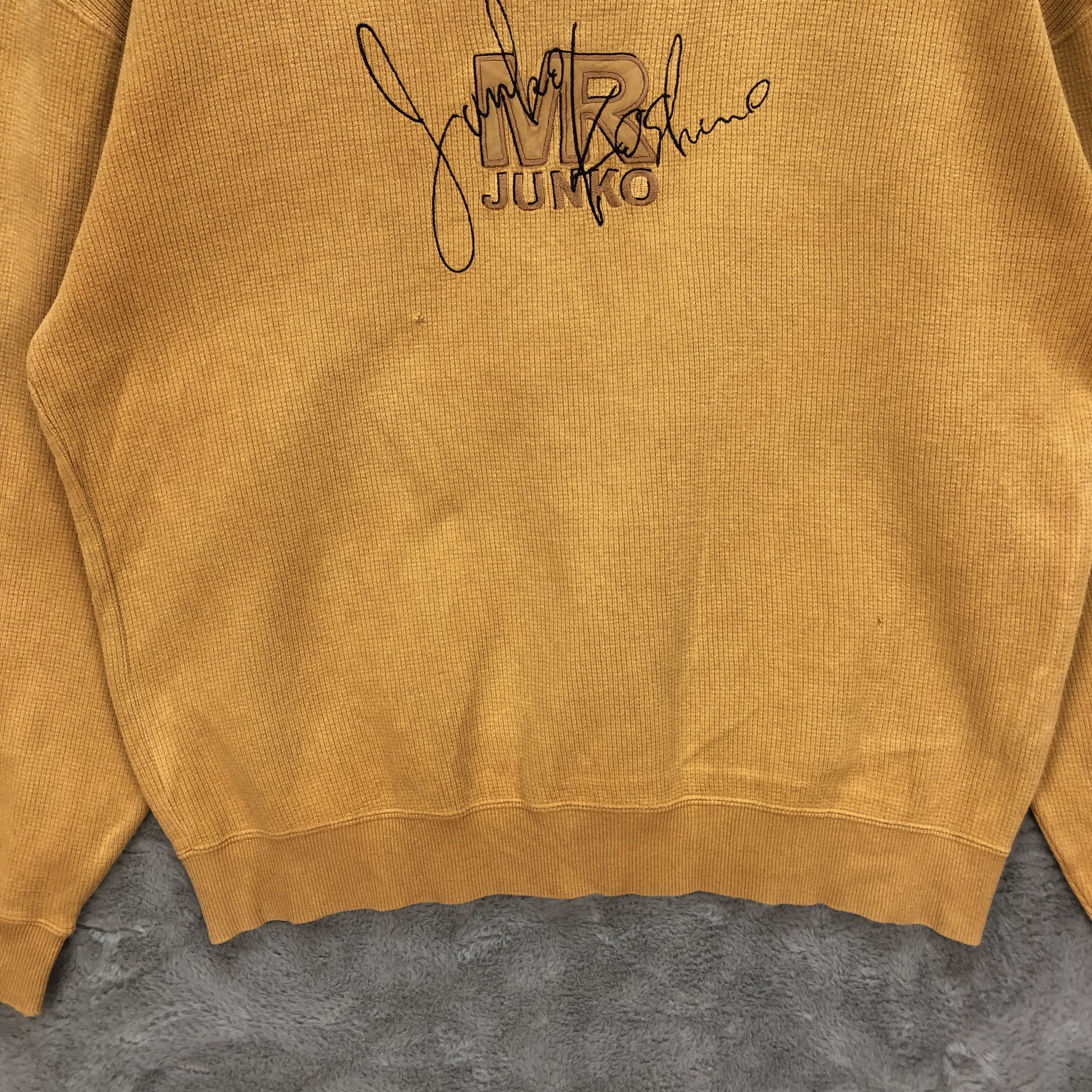 Mr. Junko Mr. Junko Koshino Signature Big Logo Sweatshirts #6371-62 Size US L / EU 52-54 / 3 - 6 Thumbnail