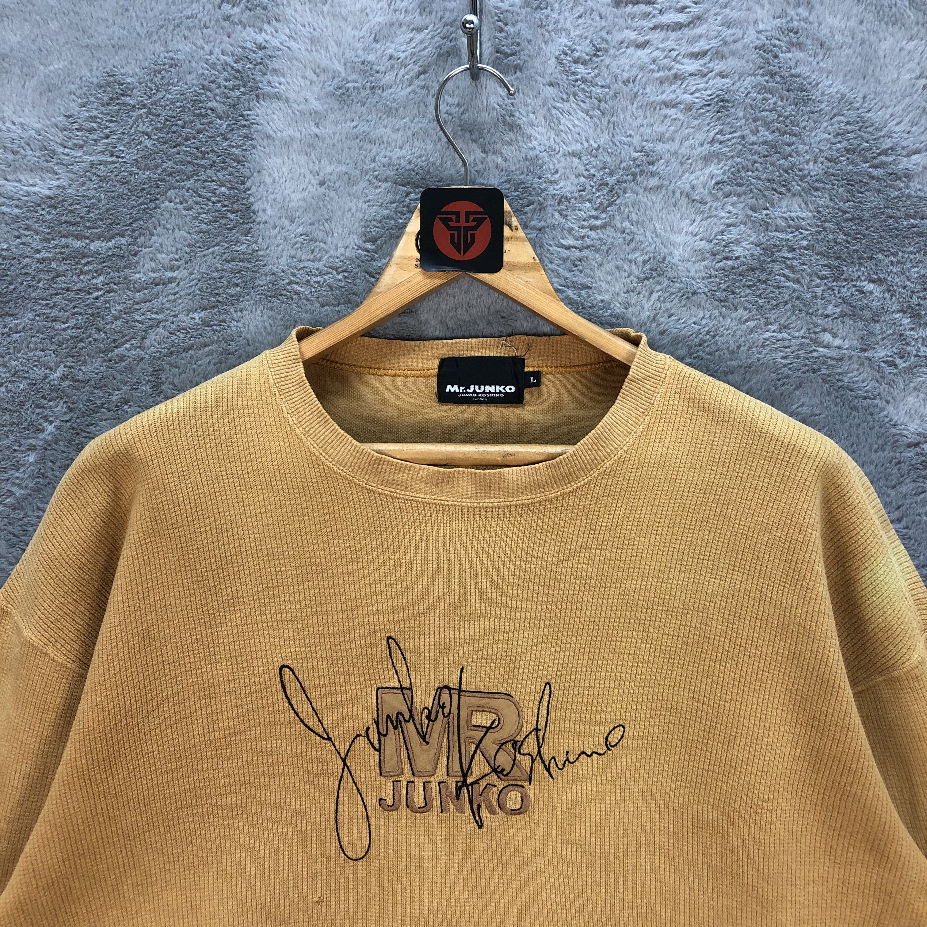 Mr. Junko Mr. Junko Koshino Signature Big Logo Sweatshirts #6371-62 Size US L / EU 52-54 / 3 - 2 Thumbnail