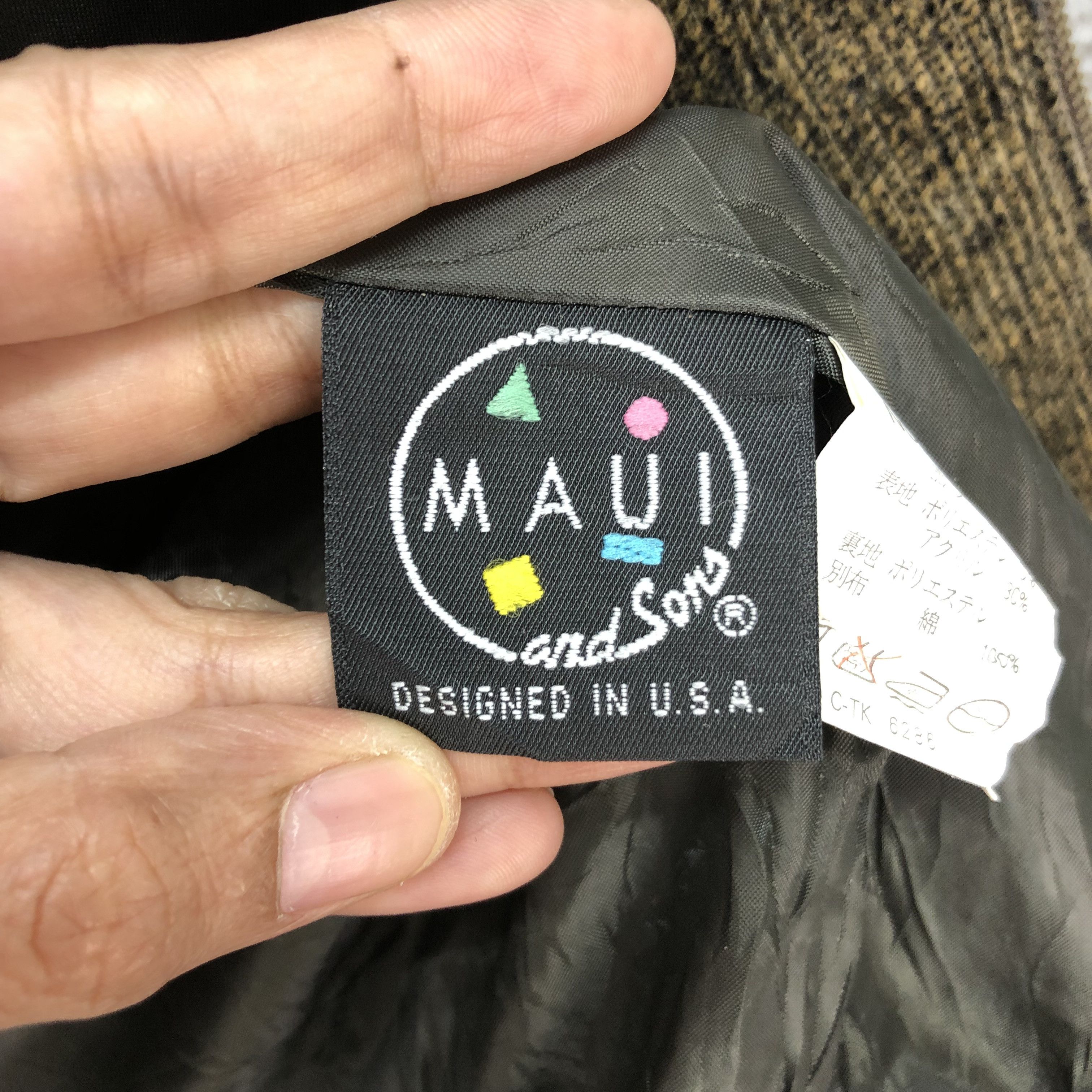 Japanese Brand Maui And Sons Deep Pile Tartan Fleece Jacket #6370-62 Size US L / EU 52-54 / 3 - 8 Thumbnail