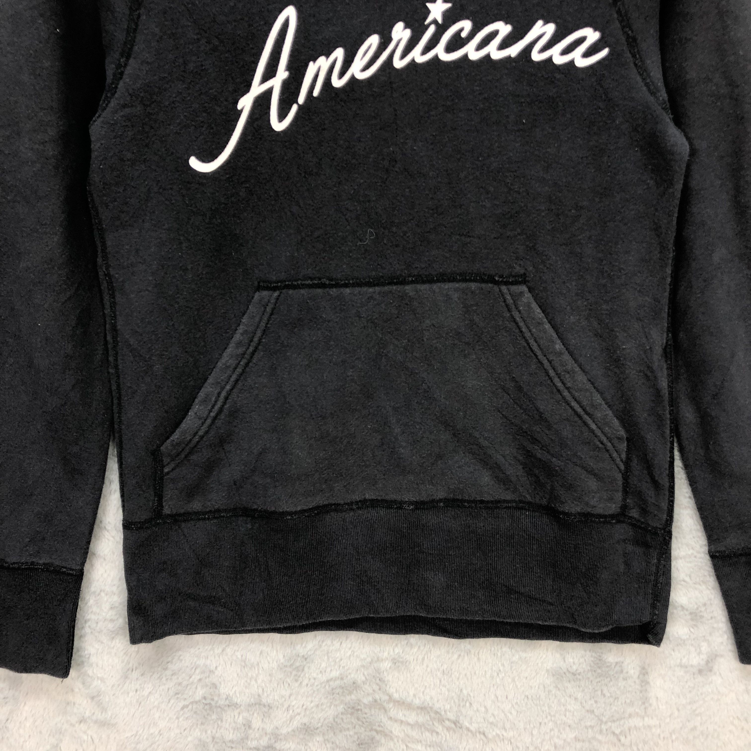 Japanese Brand AMERICANA Rise From The 30 Co Made in Japan Hoodie #5797-207 Size XS / US 0-2 / IT 36-38 - 4 Thumbnail