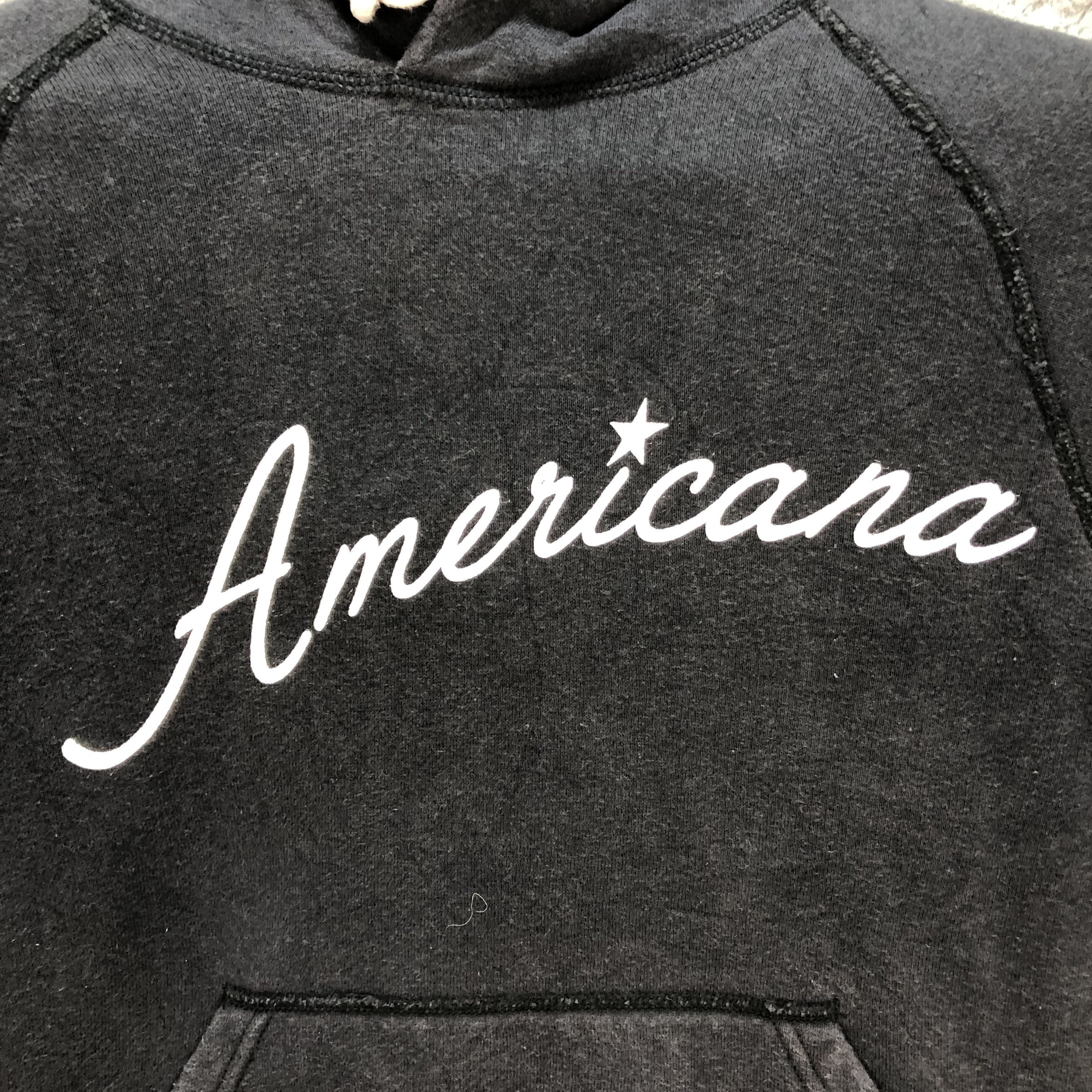 Japanese Brand AMERICANA Rise From The 30 Co Made in Japan Hoodie #5797-207 Size XS / US 0-2 / IT 36-38 - 3 Thumbnail