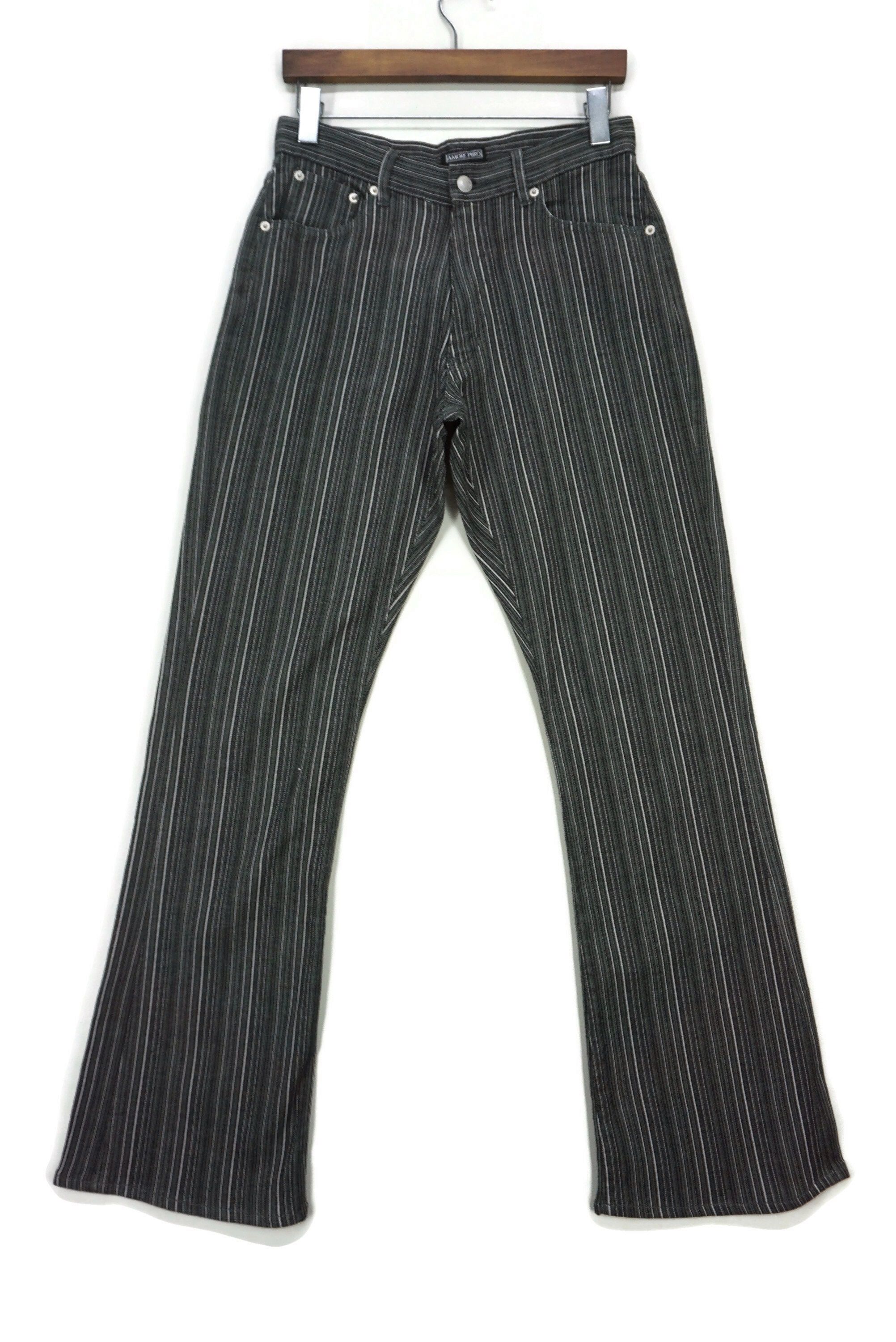 Workers Amore Puro Bootcut Hickory Jeans Stripe Flare Pants | Grailed