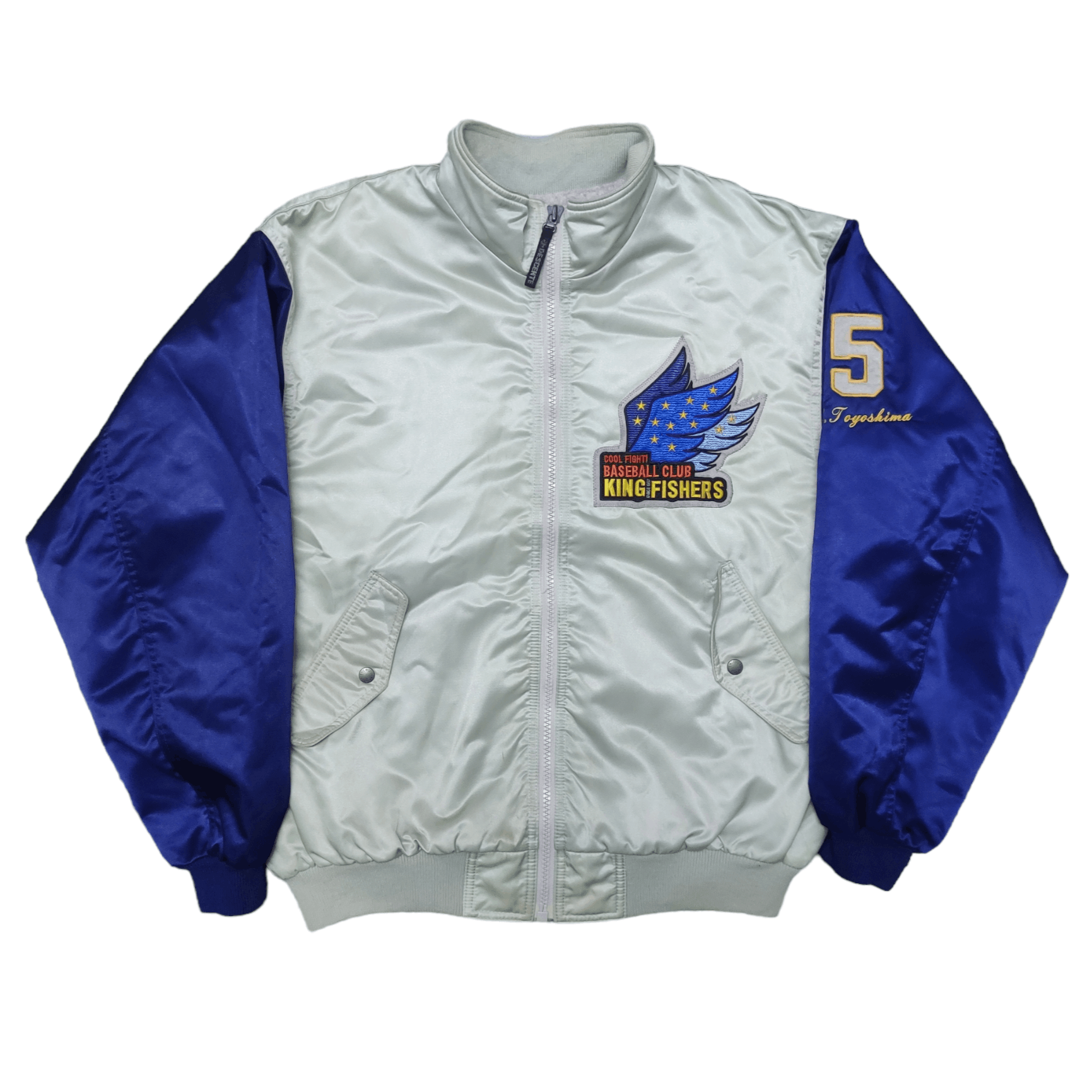 Descente Vintage Descente Baseball Club Sherpa Lined Bomber Jacket Size US XL / EU 56 / 4 - 1 Thumbnail