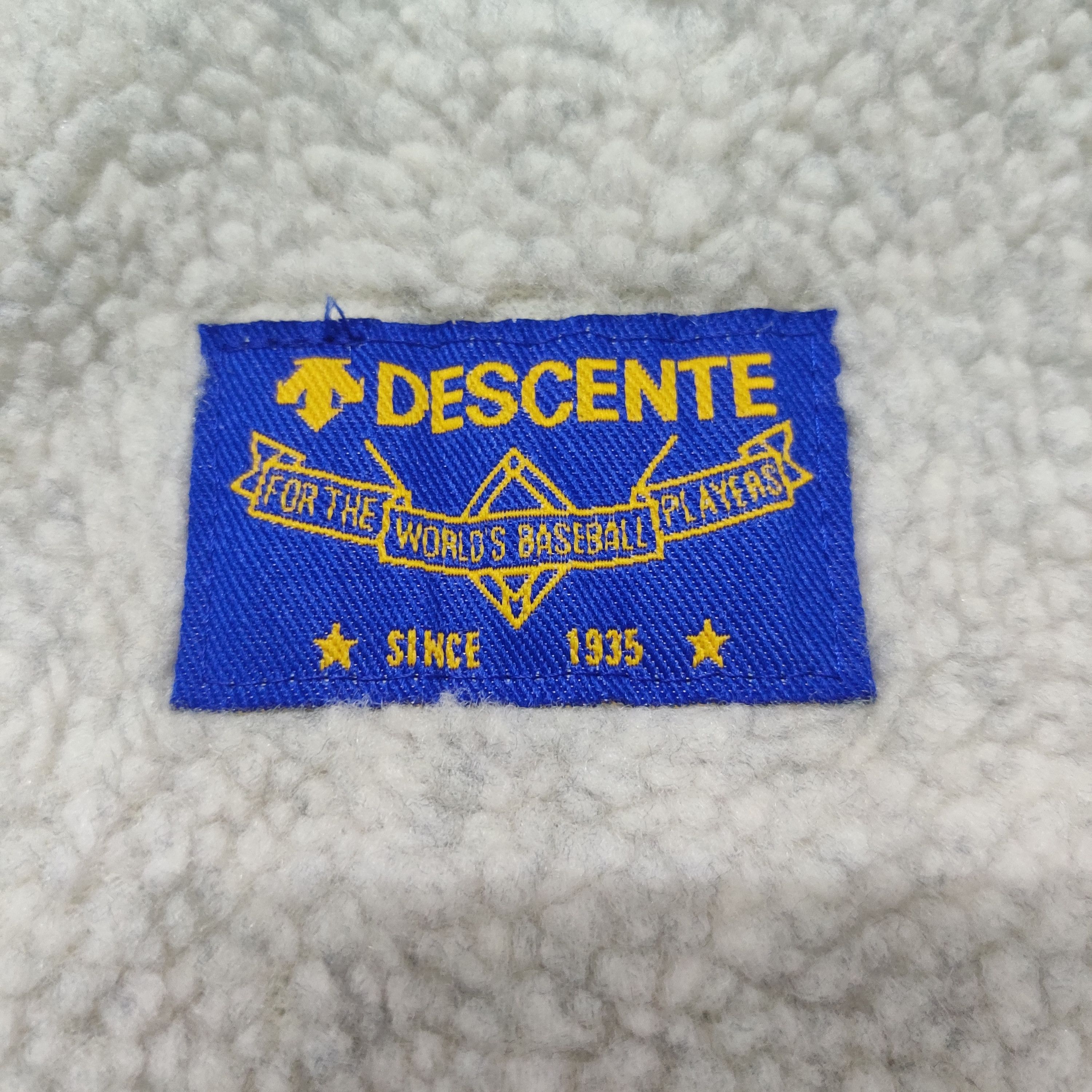 Descente Vintage Descente Baseball Club Sherpa Lined Bomber Jacket Size US XL / EU 56 / 4 - 8 Thumbnail