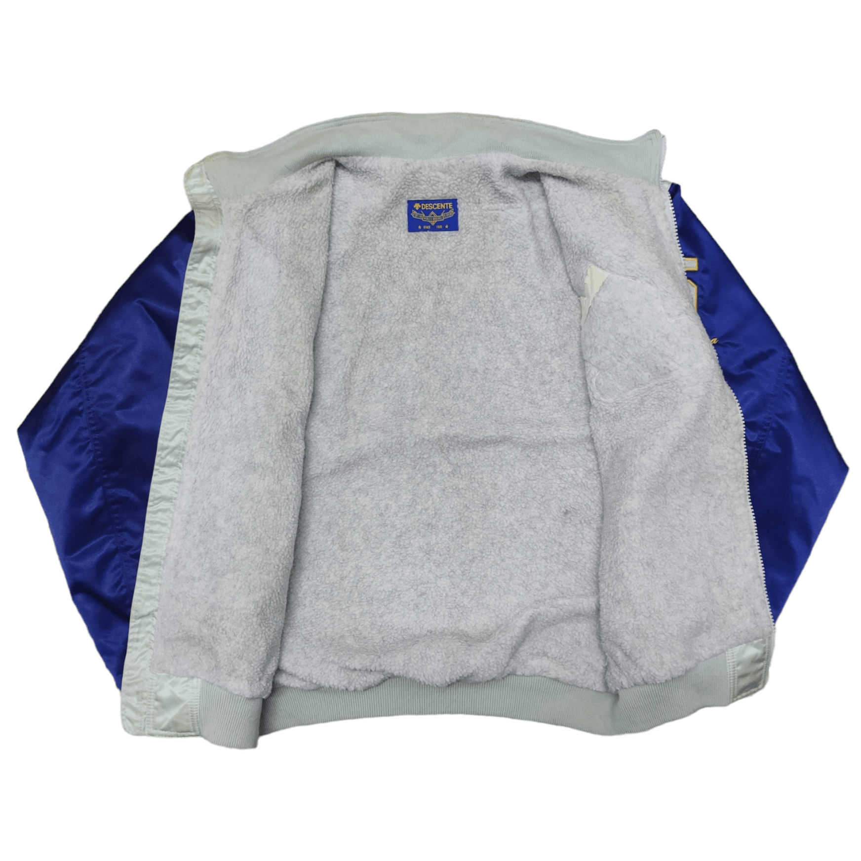 Descente Vintage Descente Baseball Club Sherpa Lined Bomber Jacket Size US XL / EU 56 / 4 - 6 Thumbnail