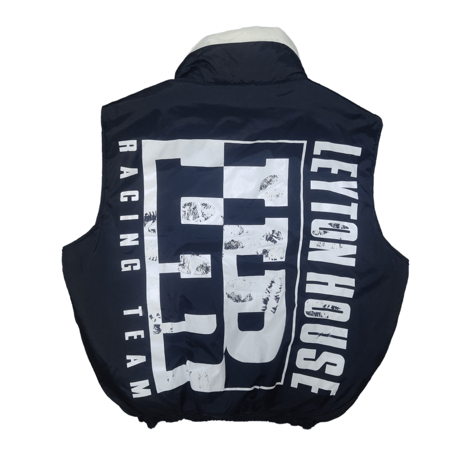 image of Vintage Leyton House Racing Team Puffer Vest Reversible, Men's (Size Medium)