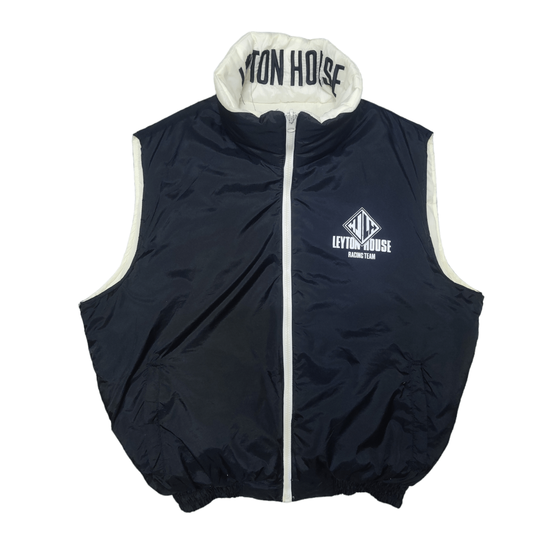 Japanese Brand Vintage Leyton House Racing Team Puffer Vest Reversible Size US M / EU 48-50 / 2 - 3 Thumbnail