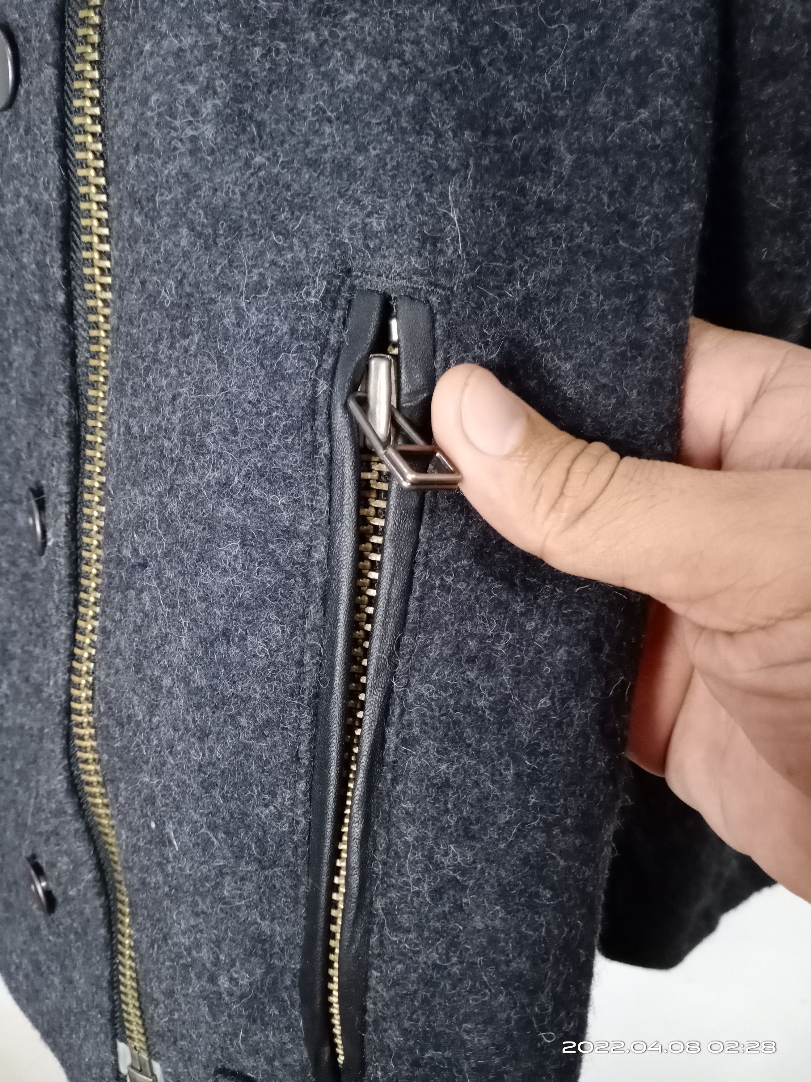 Japanese Brand Montage Double Collar Heavy Wool Jacket Japanese Brand Size US S / EU 44-46 / 1 - 4 Thumbnail
