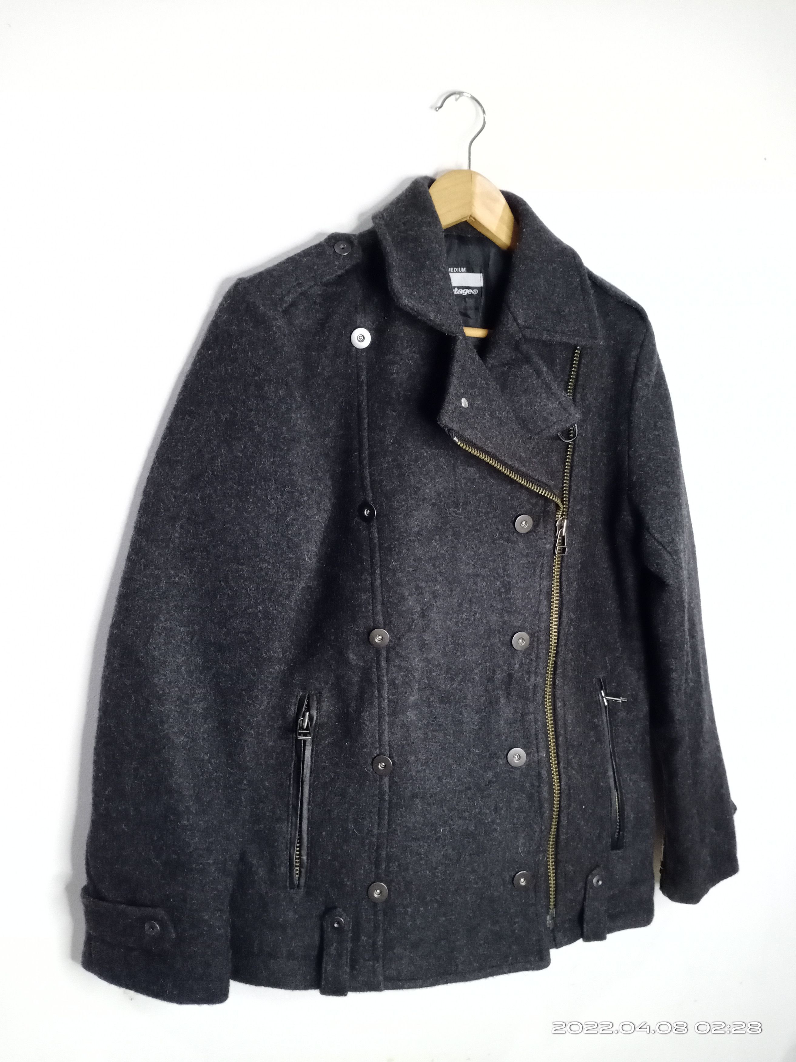 Japanese Brand Montage Double Collar Heavy Wool Jacket Japanese Brand Size US S / EU 44-46 / 1 - 3 Thumbnail