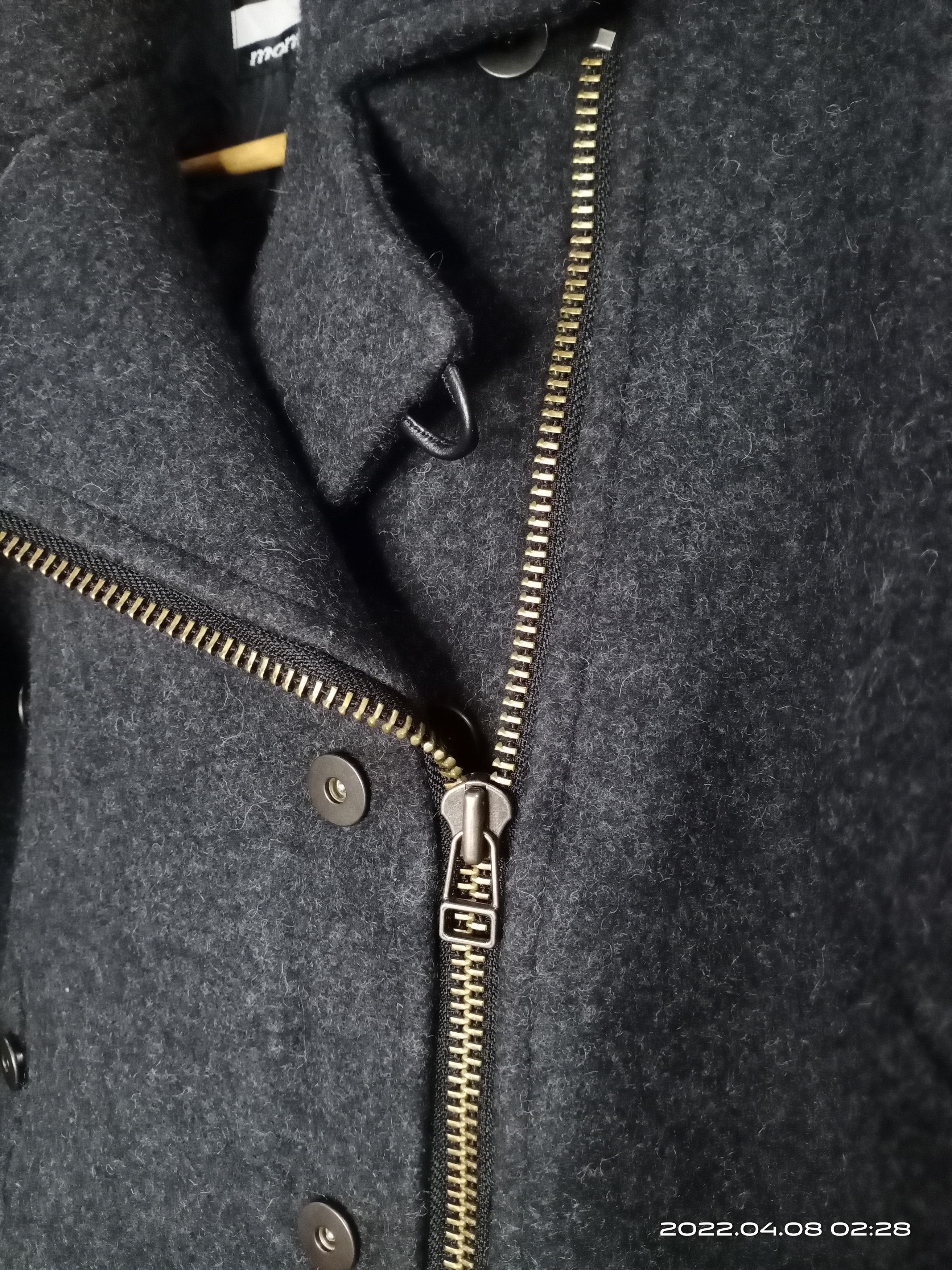 Japanese Brand Montage Double Collar Heavy Wool Jacket Japanese Brand Size US S / EU 44-46 / 1 - 6 Thumbnail