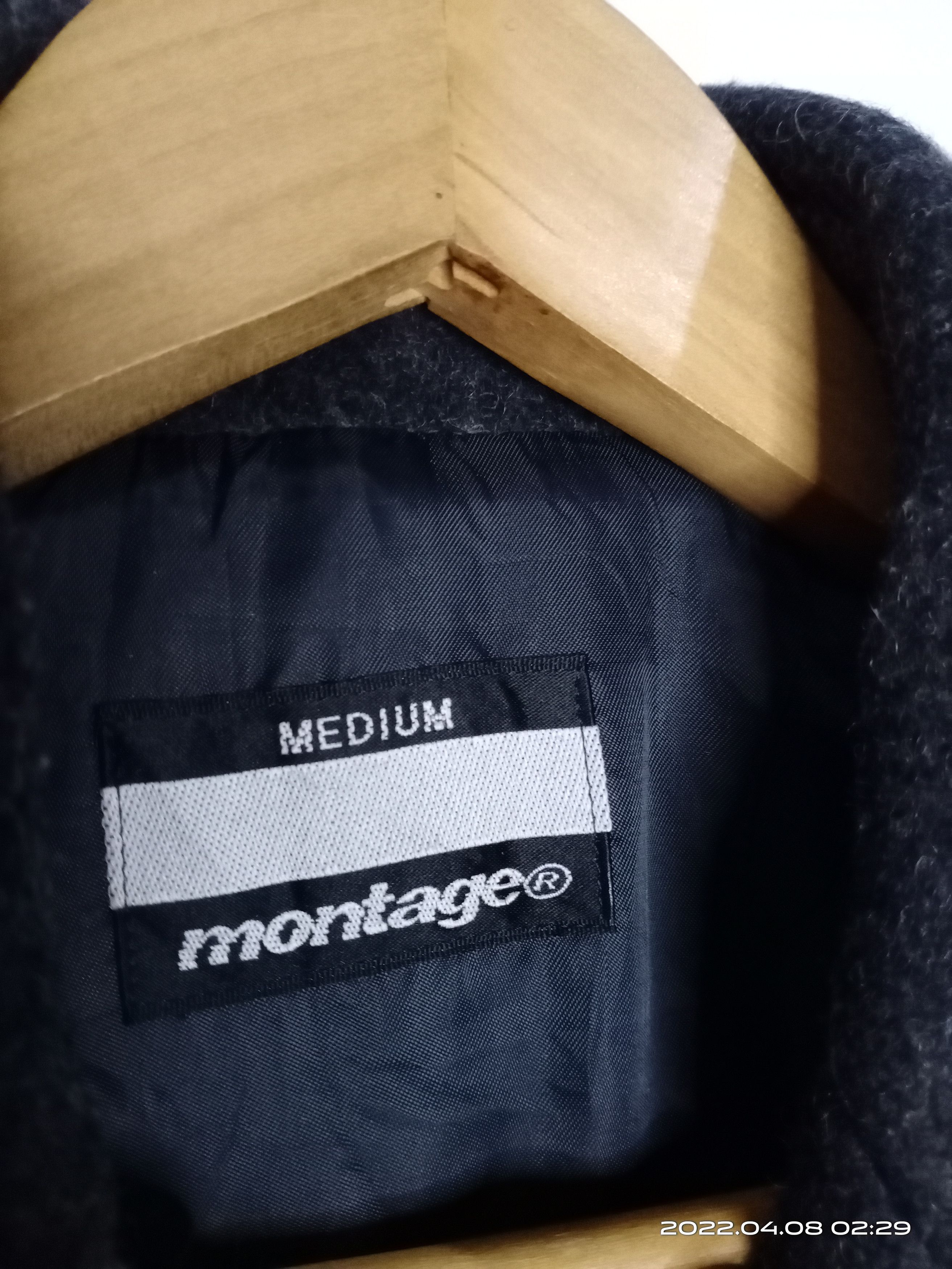 Japanese Brand Montage Double Collar Heavy Wool Jacket Japanese Brand Size US S / EU 44-46 / 1 - 8 Thumbnail