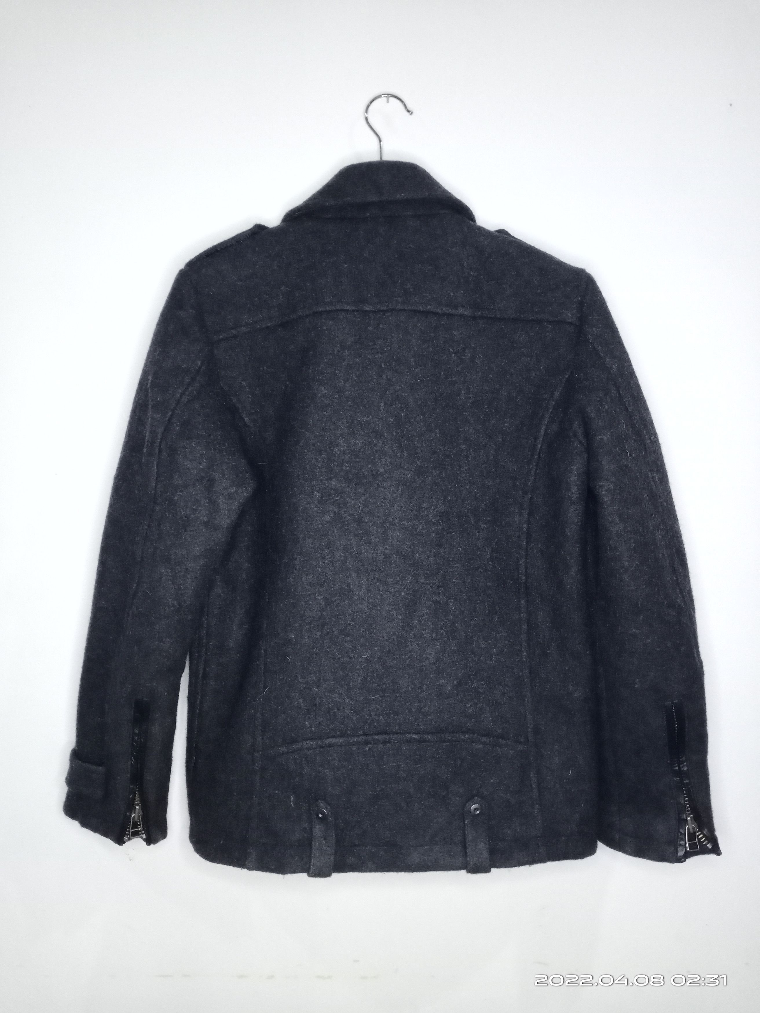 Japanese Brand Montage Double Collar Heavy Wool Jacket Japanese Brand Size US S / EU 44-46 / 1 - 13 Thumbnail