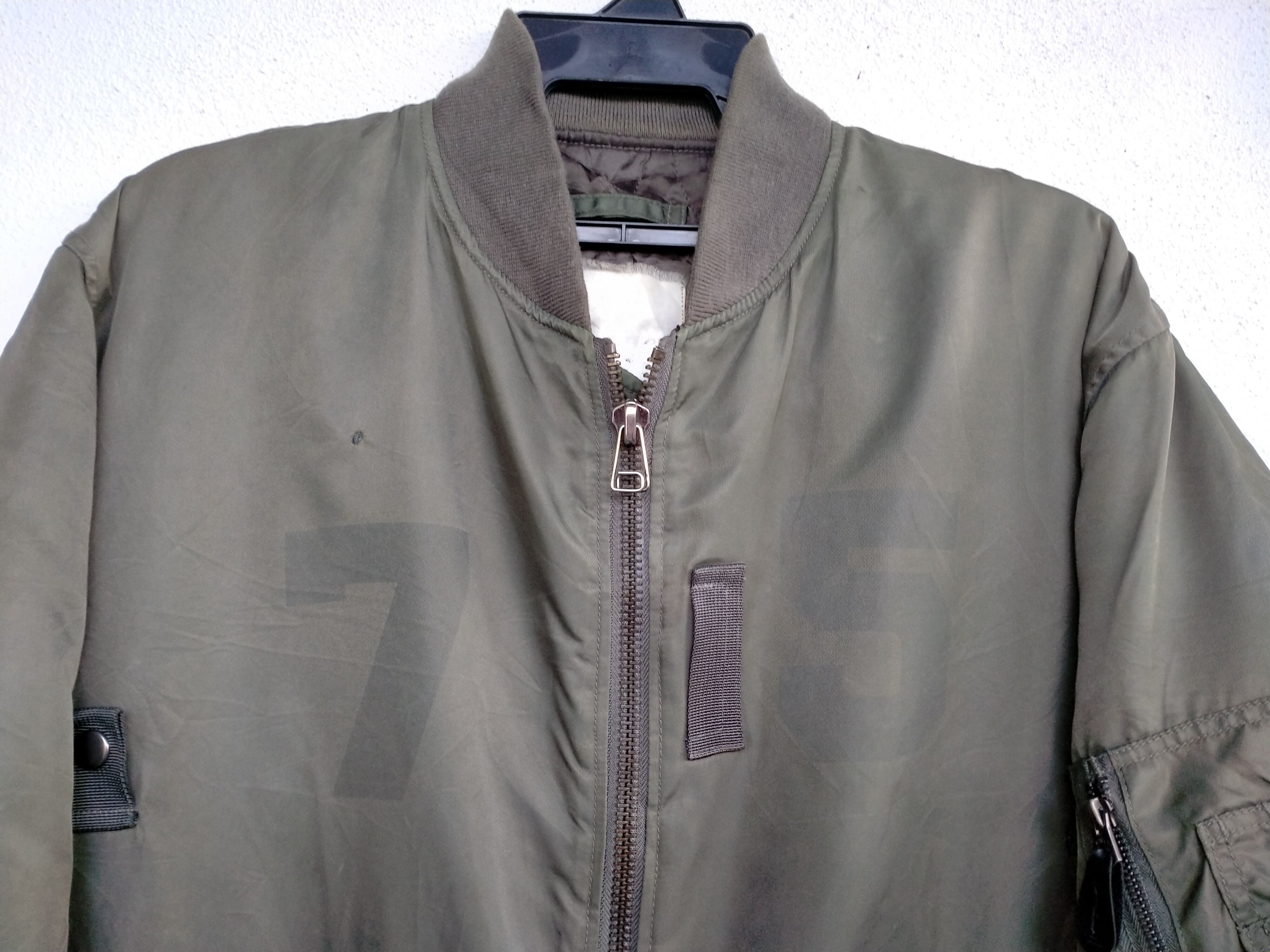 Avirex × Vintage Vintage Distressed Avirex Midnight Attack Ma-1 Flight Jacket Size US L / EU 52-54 / 3 - 8 Thumbnail