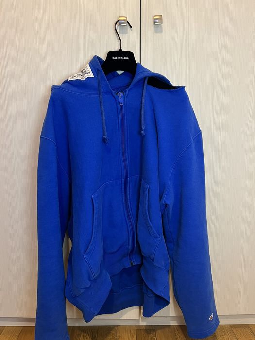 Vetements champion cheap sweater zip