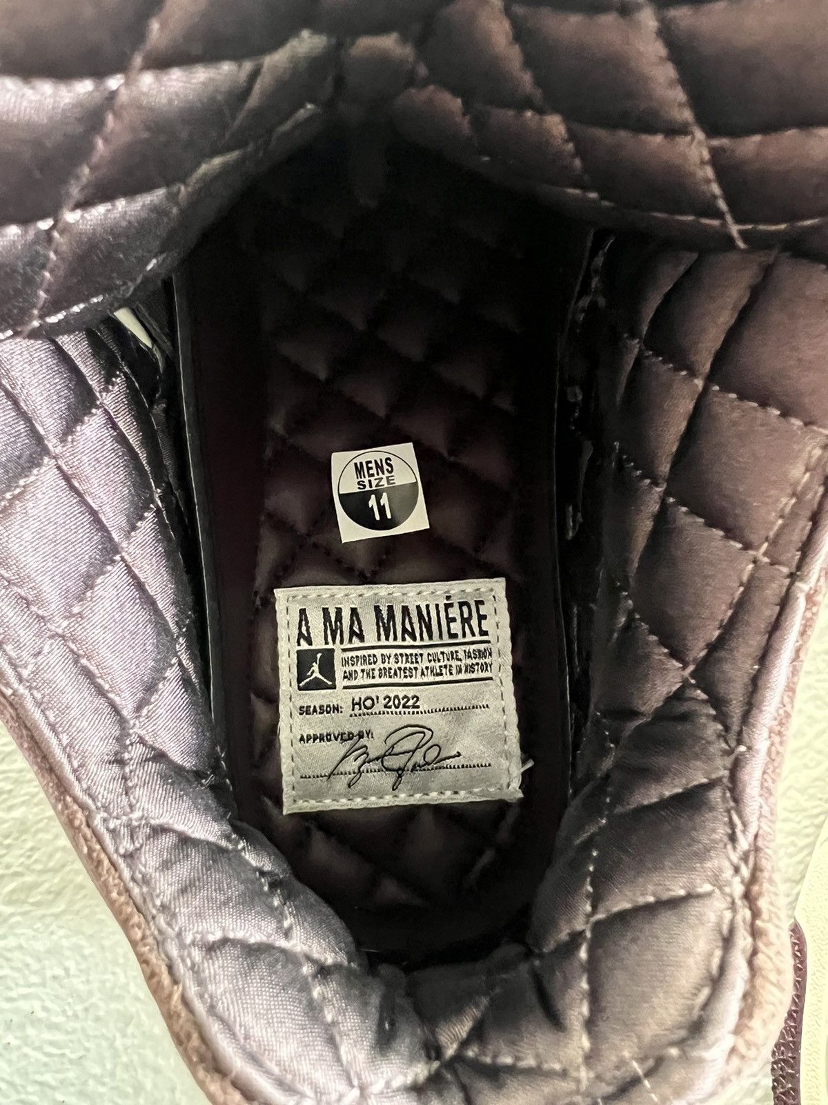 A Ma Maniere Jordan 4 Retro X A Ma Maniére ‘Violet Ore’ Size US 11 / EU 44 - 6 Thumbnail