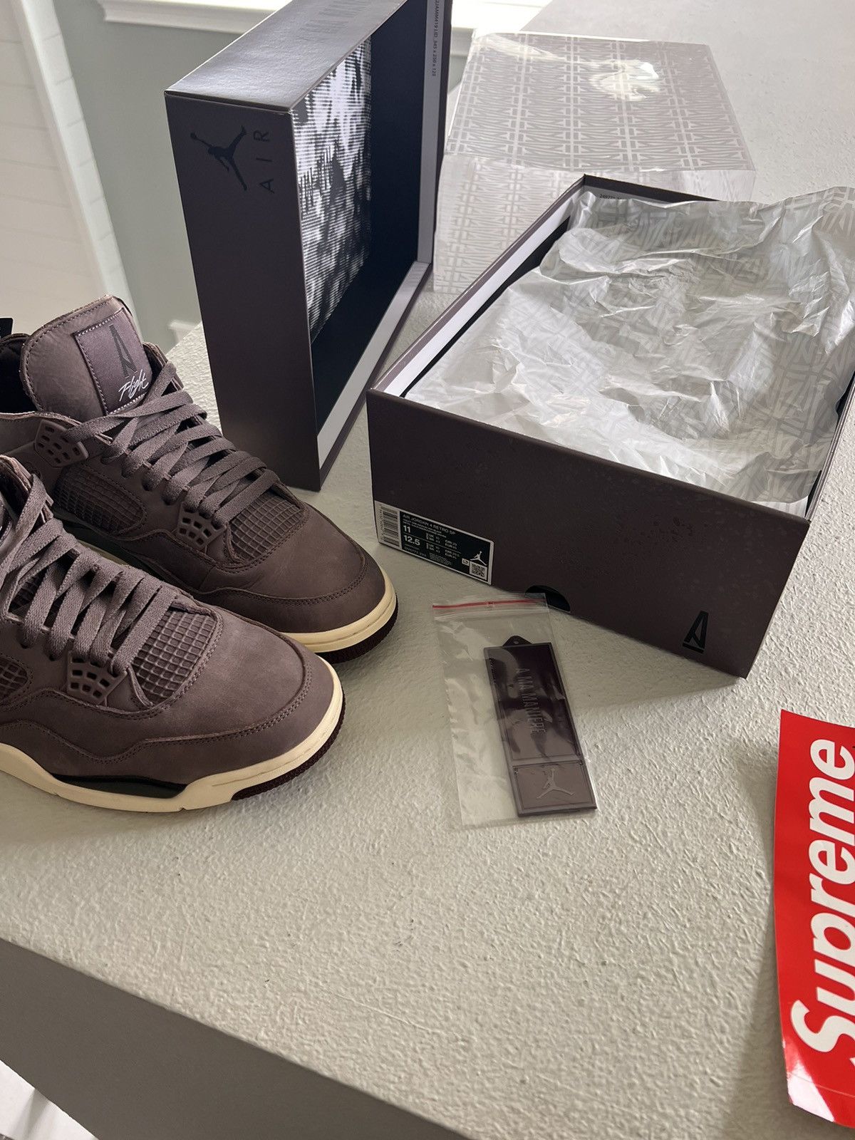 A Ma Maniere Jordan 4 Retro X A Ma Maniére ‘Violet Ore’ Size US 11 / EU 44 - 9 Thumbnail