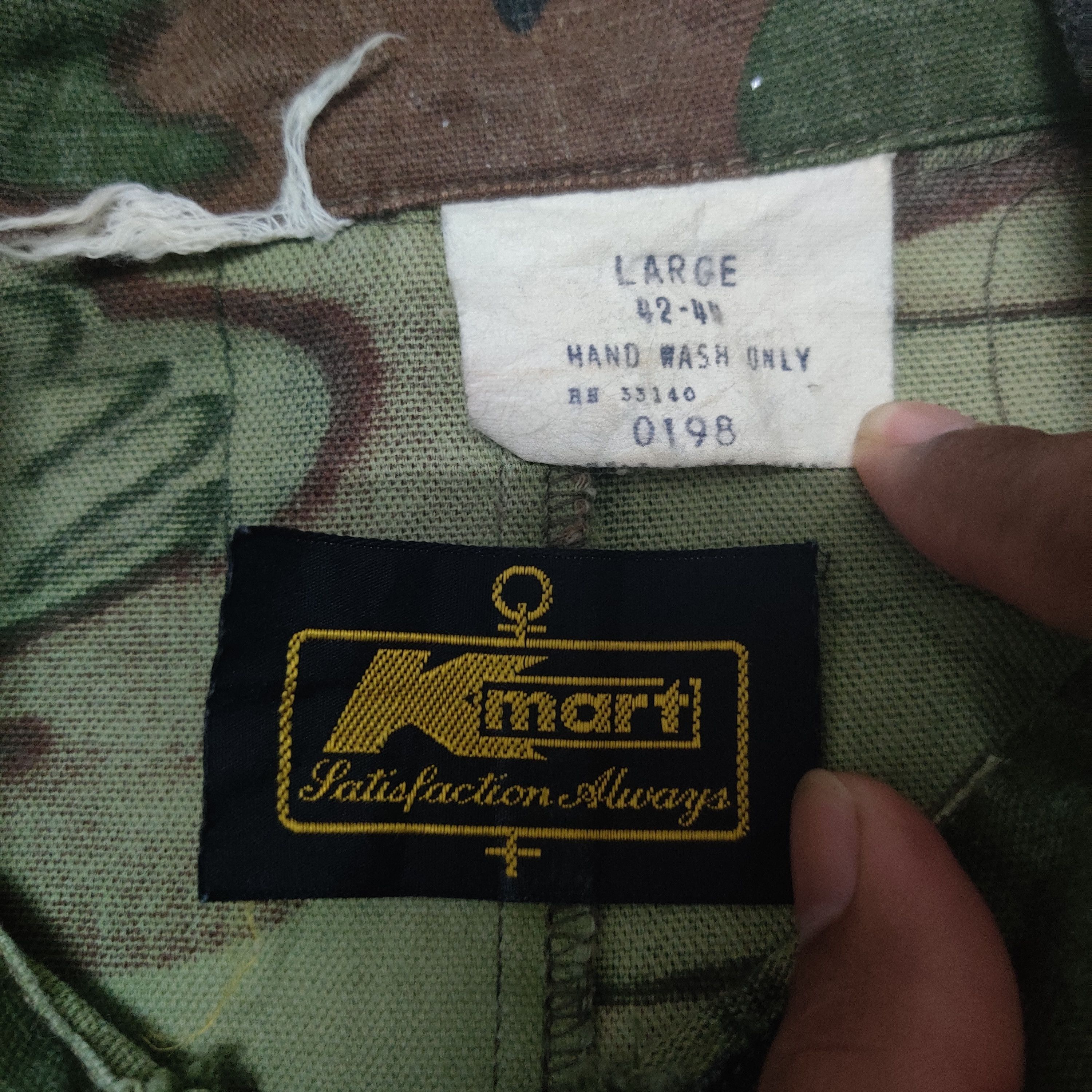 Vintage Vintage Military Kmart Camouflage Coveralls Size US 43 - 6 Thumbnail