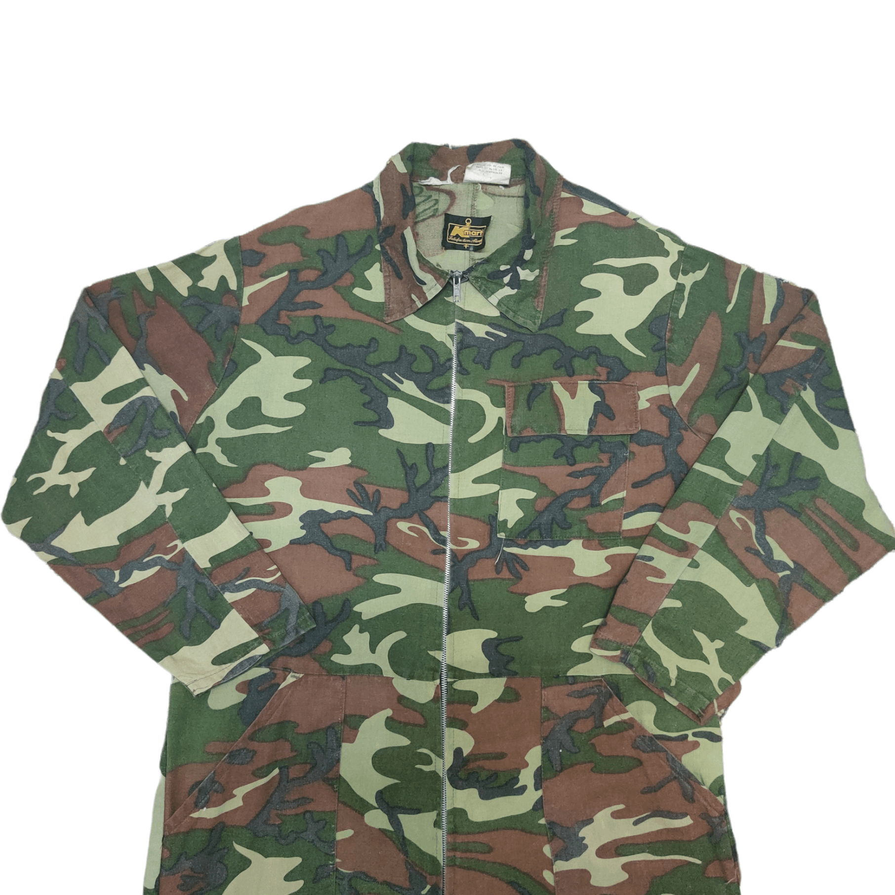 Vintage Vintage Military Kmart Camouflage Coveralls Size US 43 - 2 Thumbnail