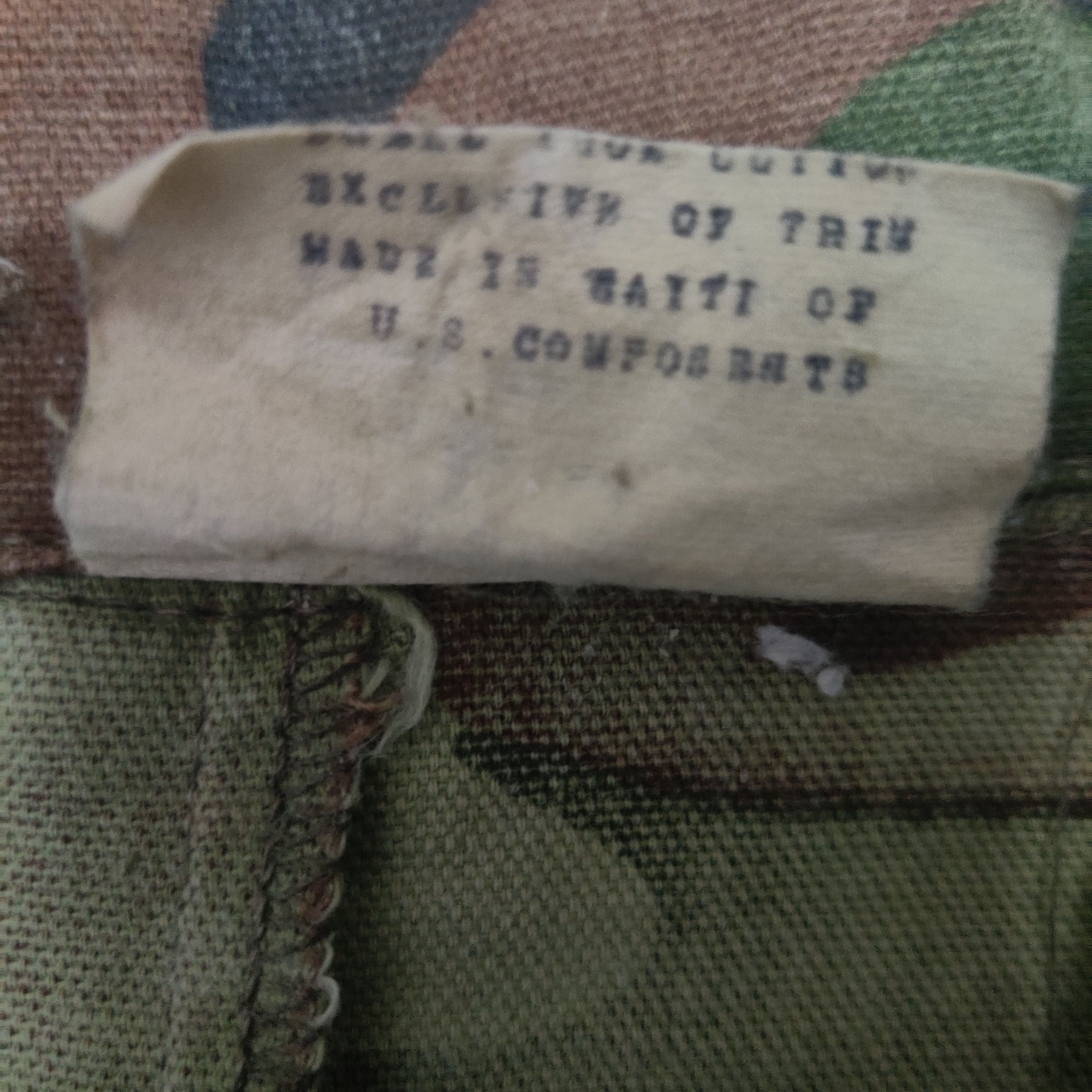 Vintage Vintage Military Kmart Camouflage Coveralls Size US 43 - 7 Thumbnail