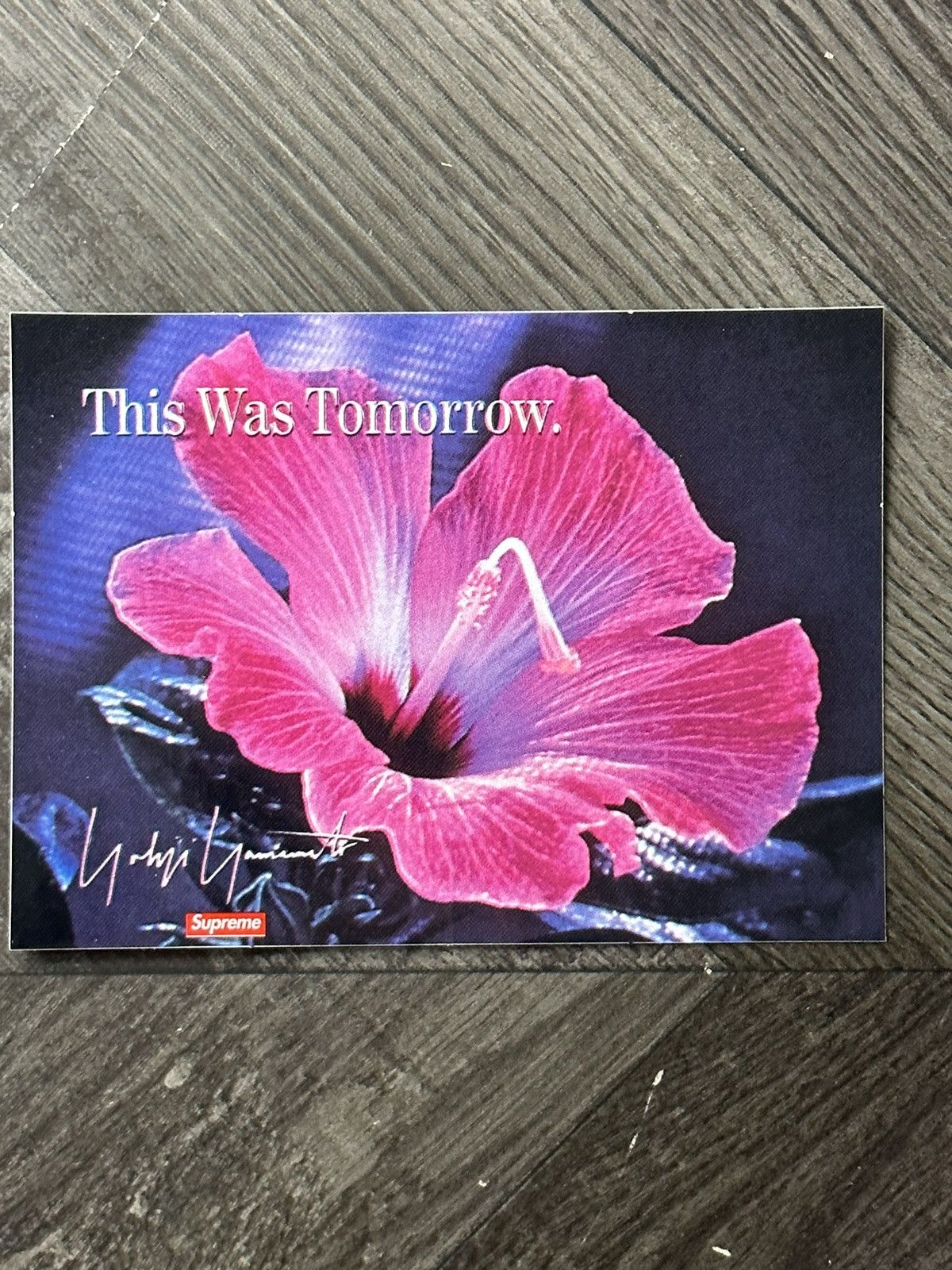 Supreme Supreme Yohji Yamamoto Tomorrow Sticker | Grailed