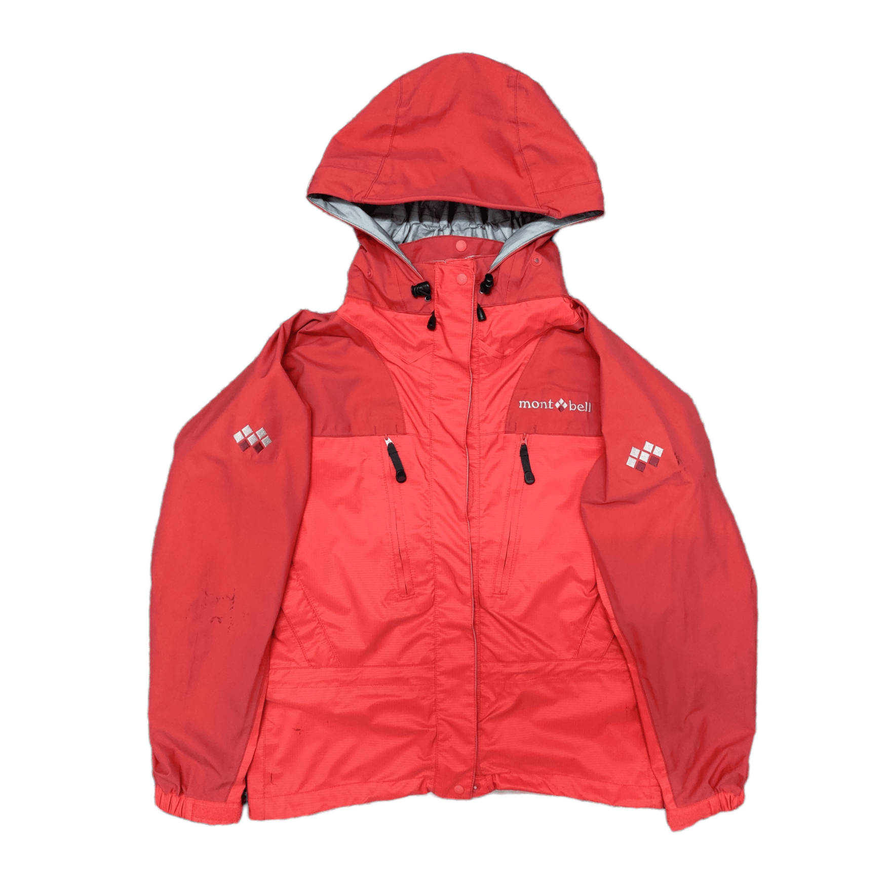 Image of Vintage Montbell X Goretex Nylon Jacket in Red, Men's (Size Small)