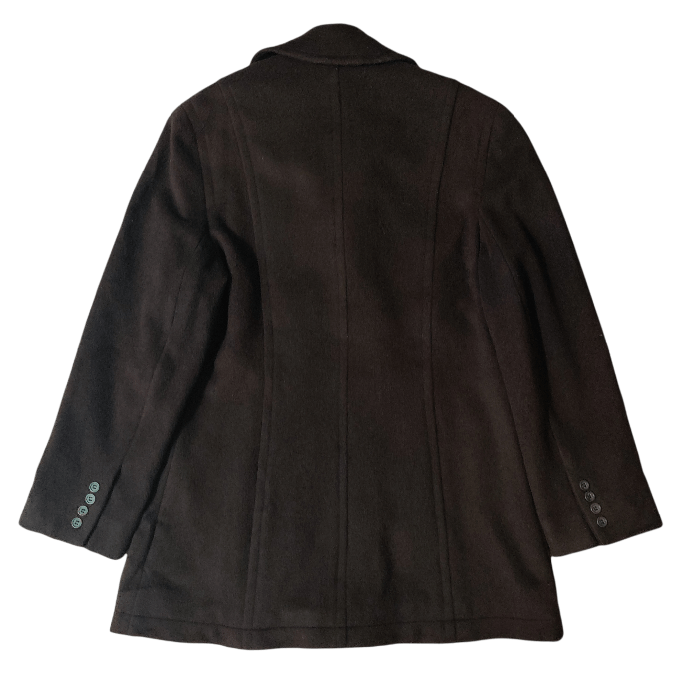 Calvin Klein Vintage Calvin Klein Merino Wool Coat Double Breasted Size US S / EU 44-46 / 1 - 8 Thumbnail