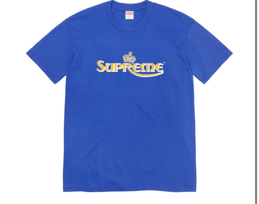 Supreme Supreme Crown Tee Royal sz XL | Grailed
