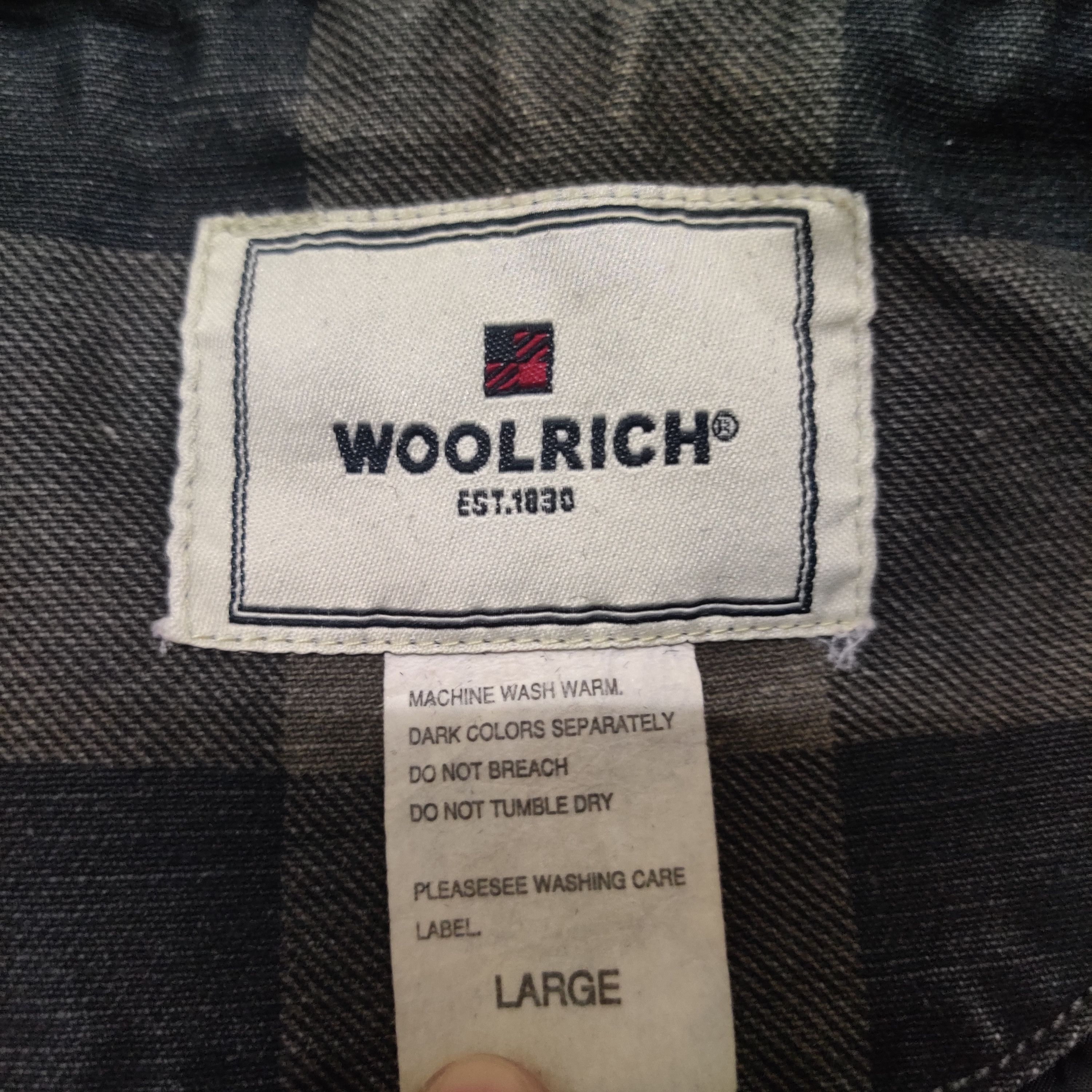 Woolrich Woolen Mills Vintage Woolrich Tartan Plaid Fur Jacket Size US L / EU 52-54 / 3 - 7 Thumbnail