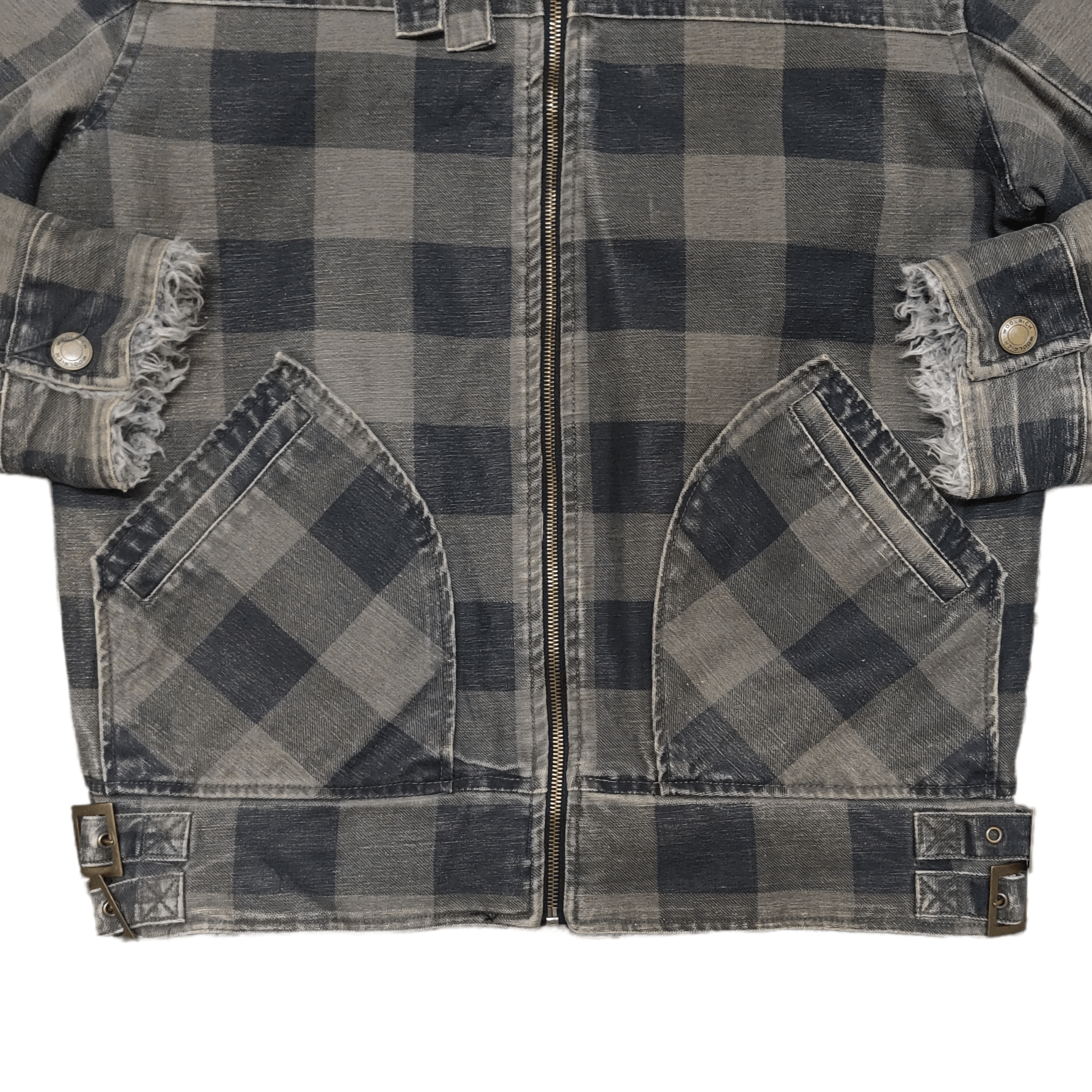 Woolrich Woolen Mills Vintage Woolrich Tartan Plaid Fur Jacket Size US L / EU 52-54 / 3 - 4 Thumbnail