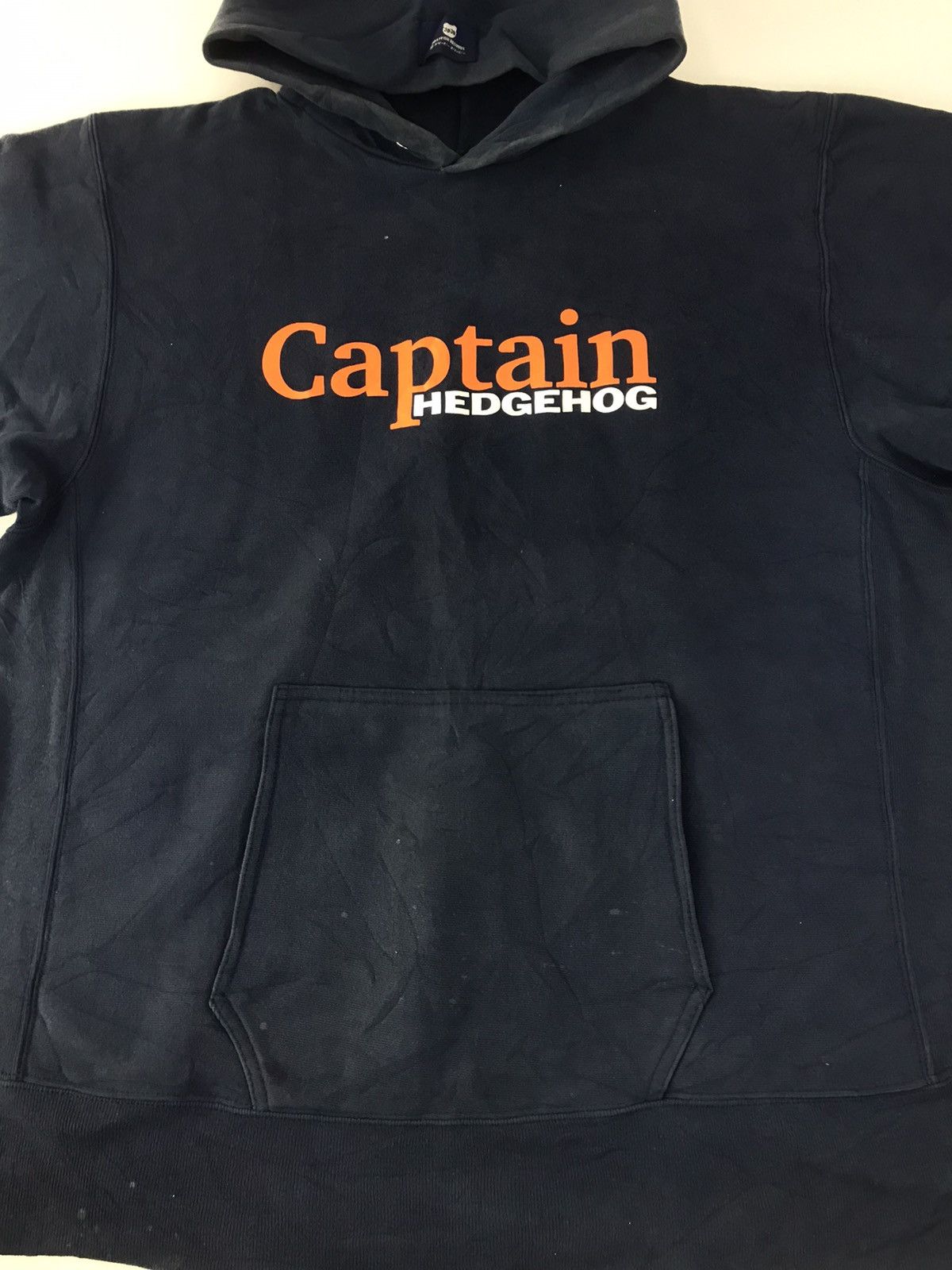 Japanese Brand × Vintage Captain Hedgehog Hoodies Winter Wear Pull Over K2294j Size US XL / EU 56 / 4 - 3 Thumbnail
