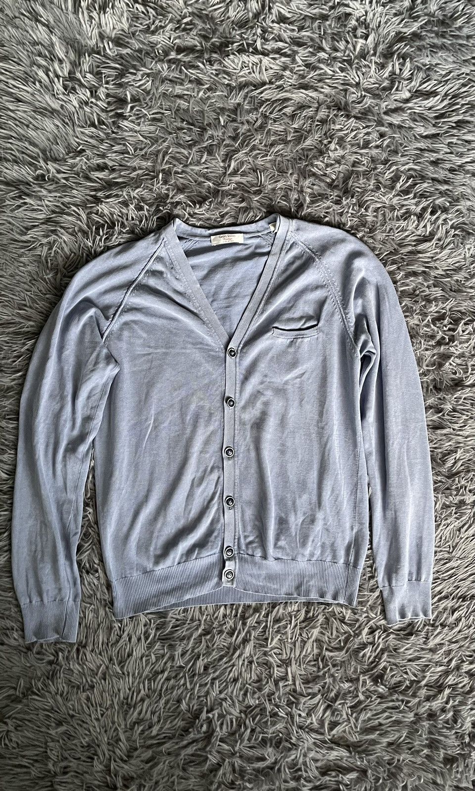 Gran Sasso Gran Sasso luxury blue cardigan sweater Size US M / EU 48-50 / 2 - 1 Thumbnail