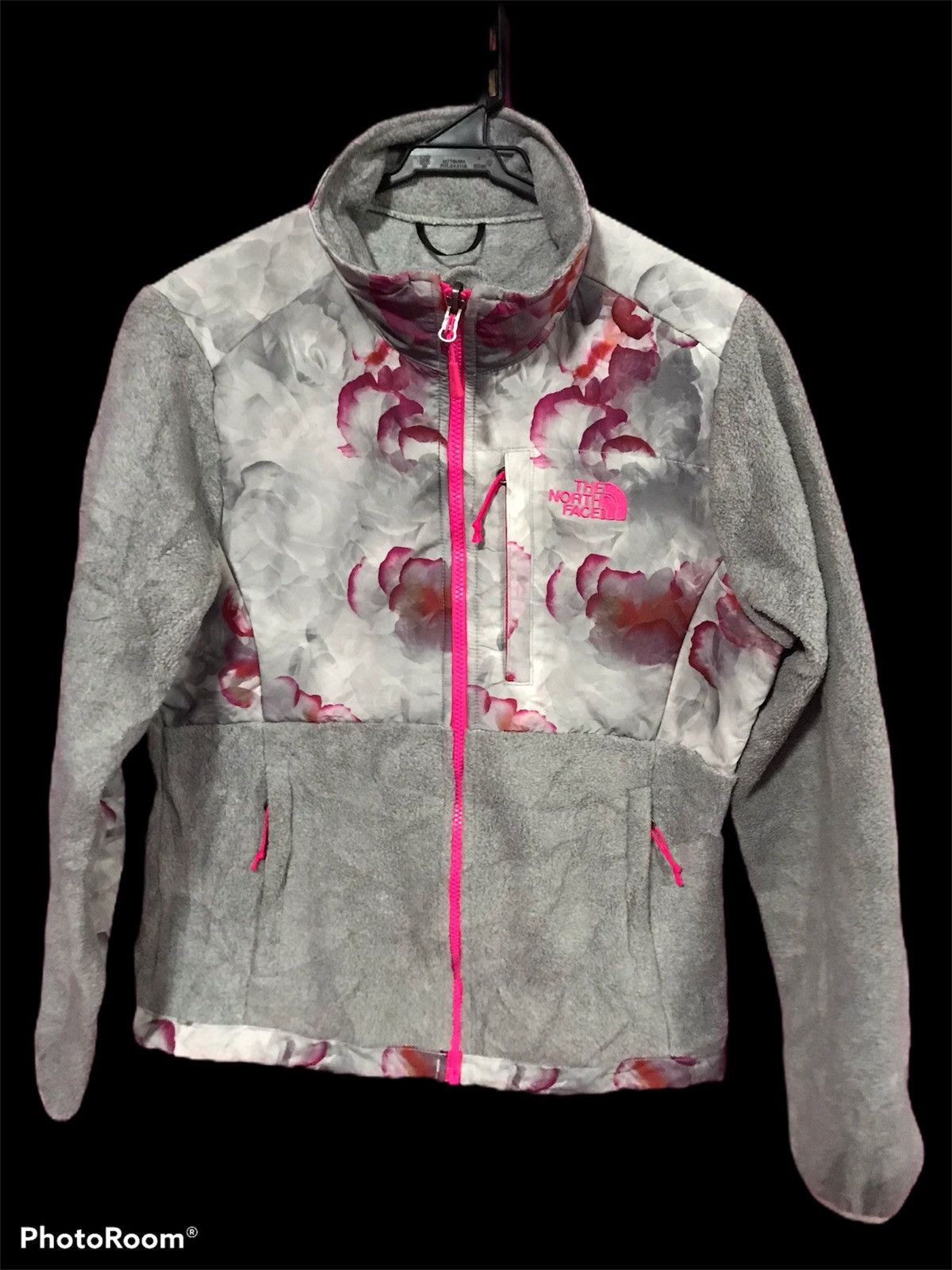 THE NORTH FACE JACKET GREY SIZE S FLEECE POLARTEC