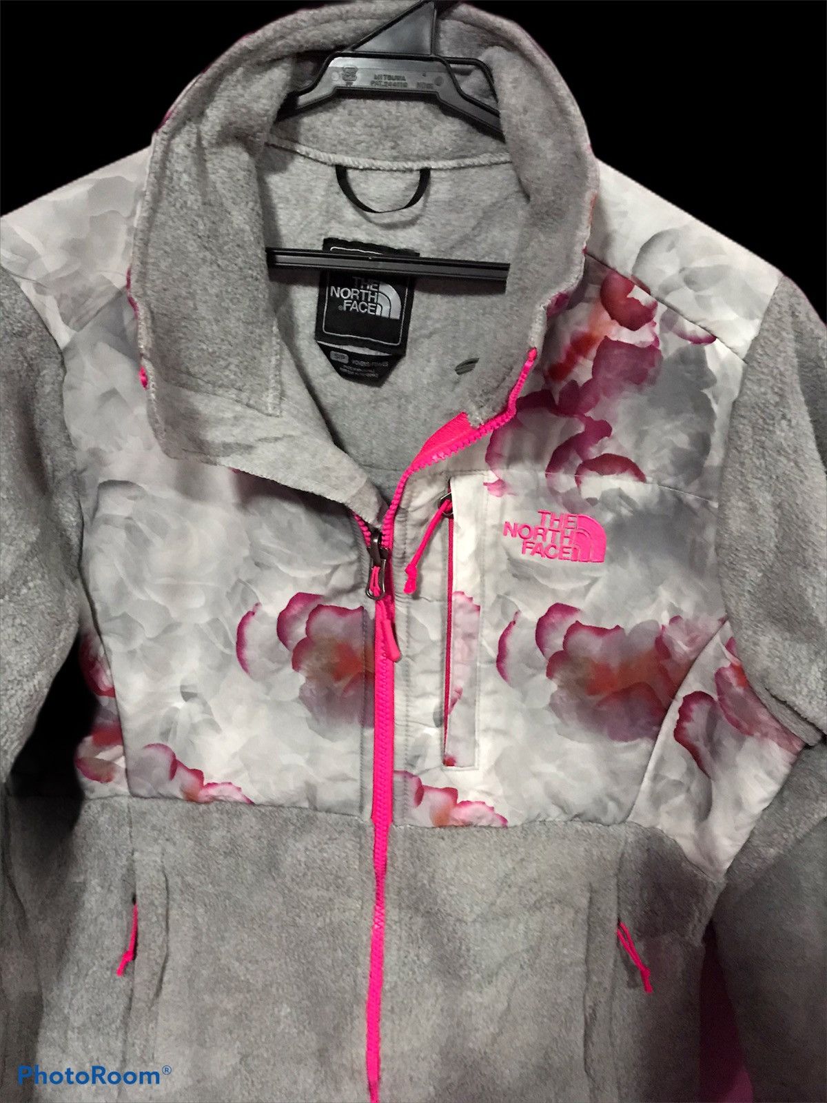 THE NORTH FACE JACKET GREY SIZE S FLEECE POLARTEC