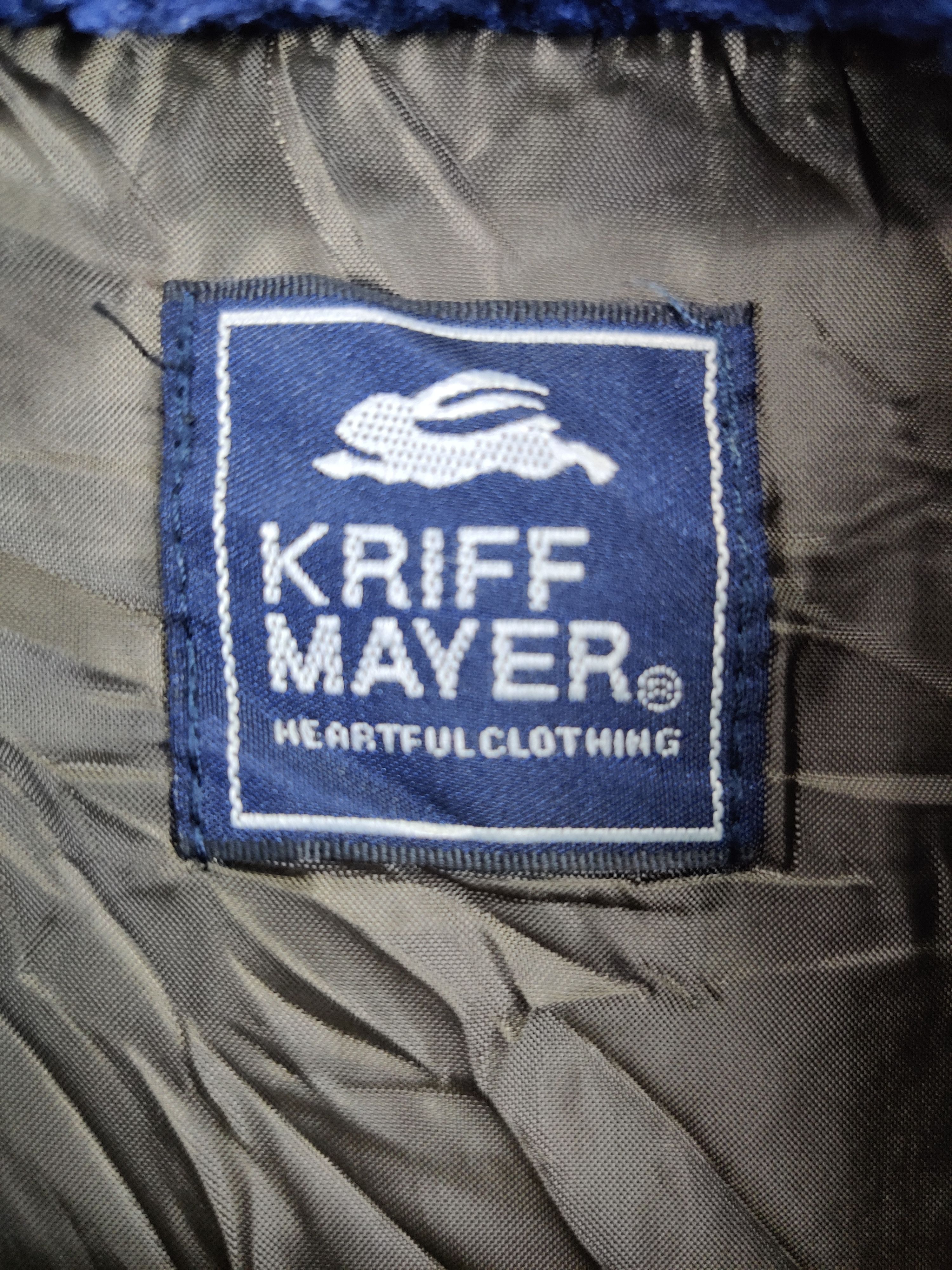 Vintage Kriff Mayer Fleece Single Pocket Vest Nice Colour