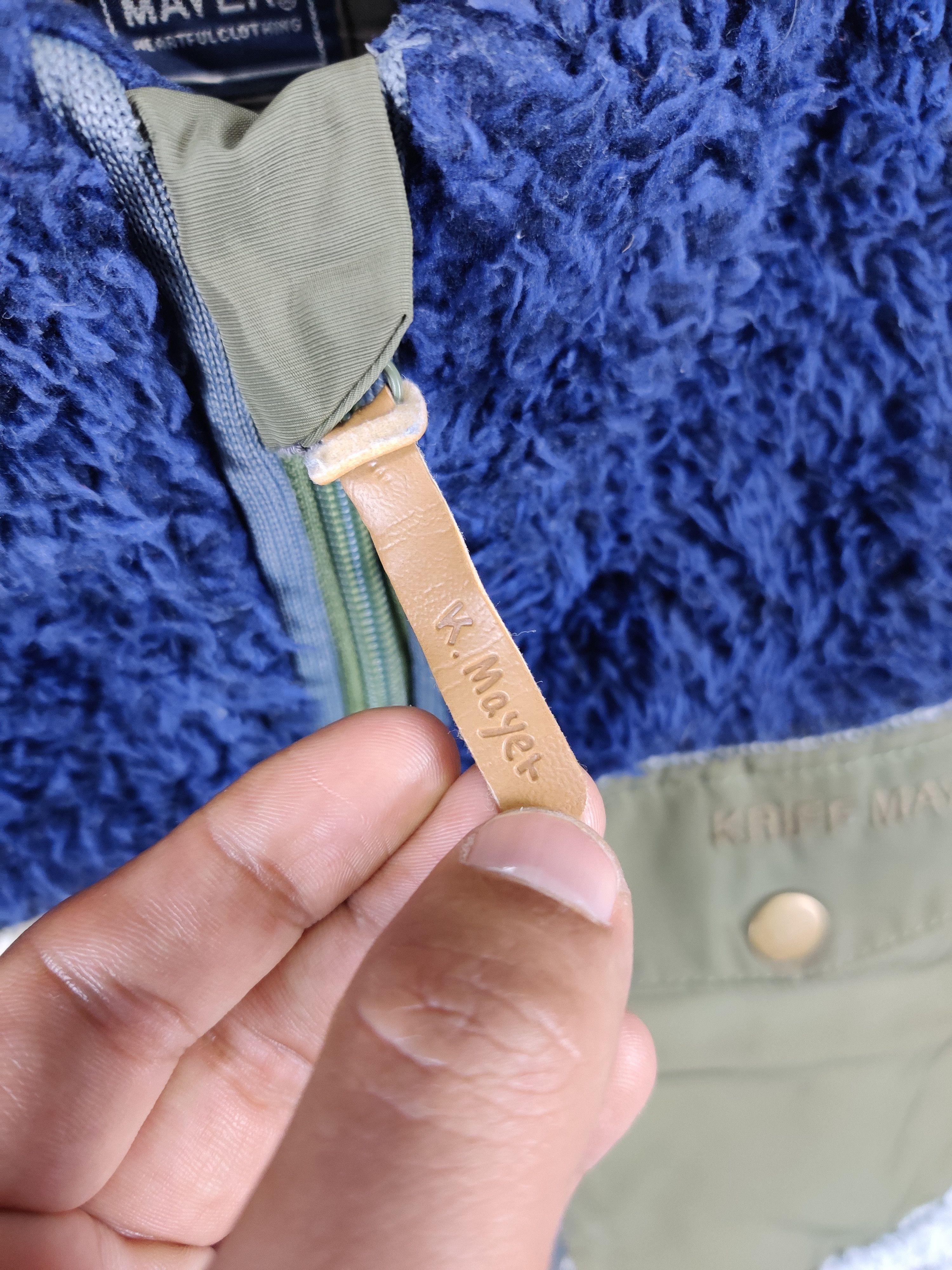 Vintage Kriff Mayer Fleece Single Pocket Vest Nice Colour