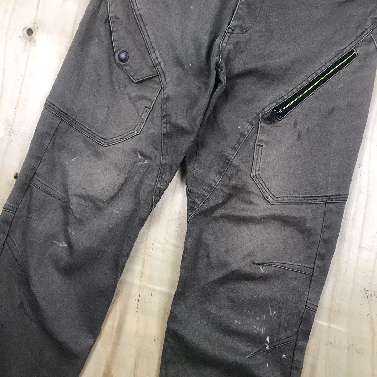 14th Addiction × If Six Was Nine × Japanese Brand Vintage Slash Gear Tactical Flap Pocket Cargo Parachute Pant Size US 33 - 4 Thumbnail