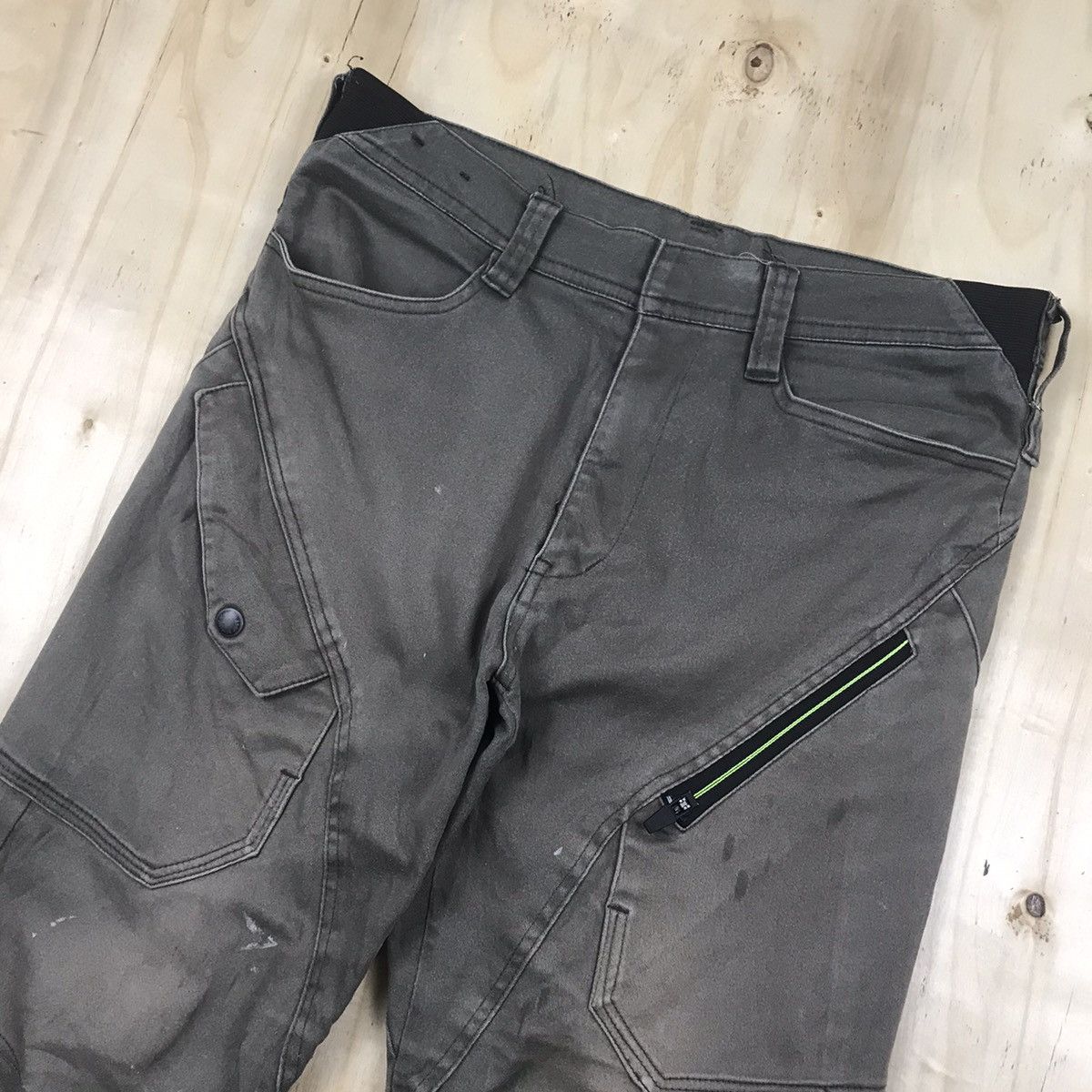 14th Addiction × If Six Was Nine × Japanese Brand Vintage Slash Gear Tactical Flap Pocket Cargo Parachute Pant Size US 33 - 3 Thumbnail