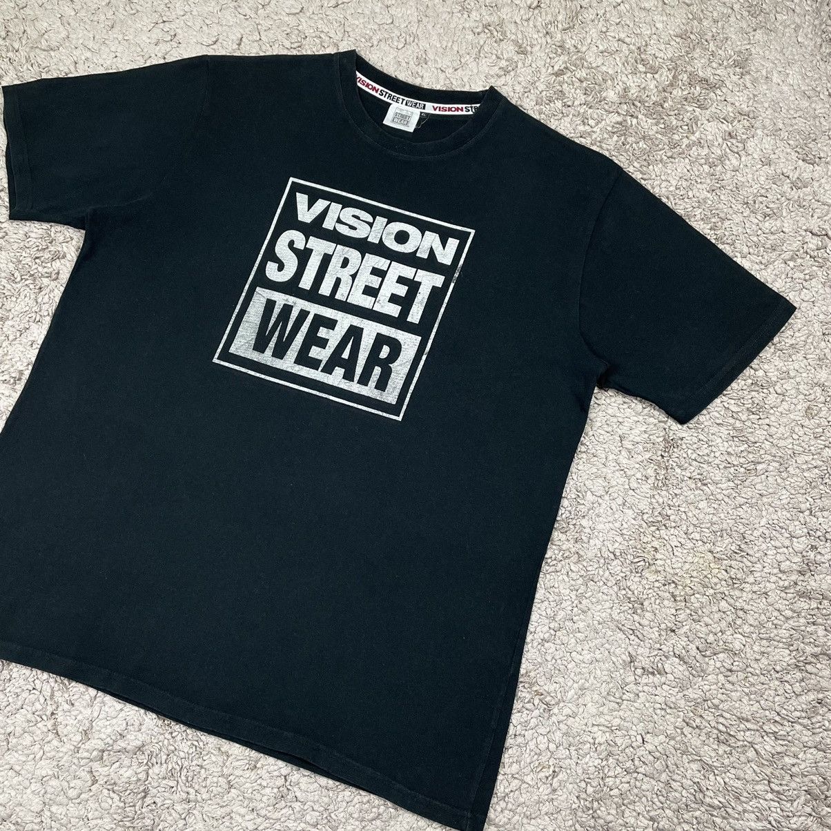 Vision Streetwear Vission Streetwear Box Logo Faded T-shirt Size US XXL / EU 58 / 5 - 4 Thumbnail
