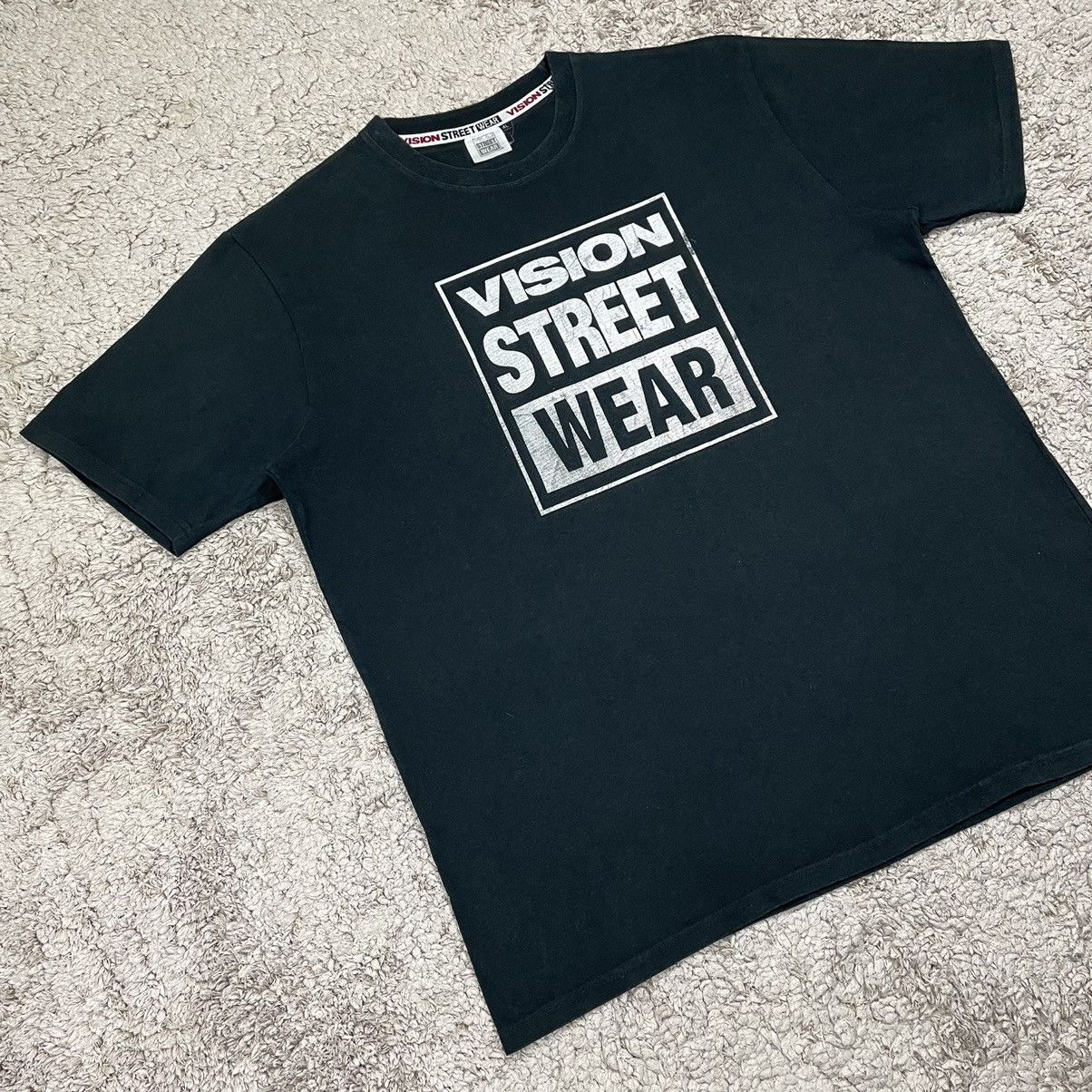 Vision Streetwear Vission Streetwear Box Logo Faded T-shirt Size US XXL / EU 58 / 5 - 3 Thumbnail