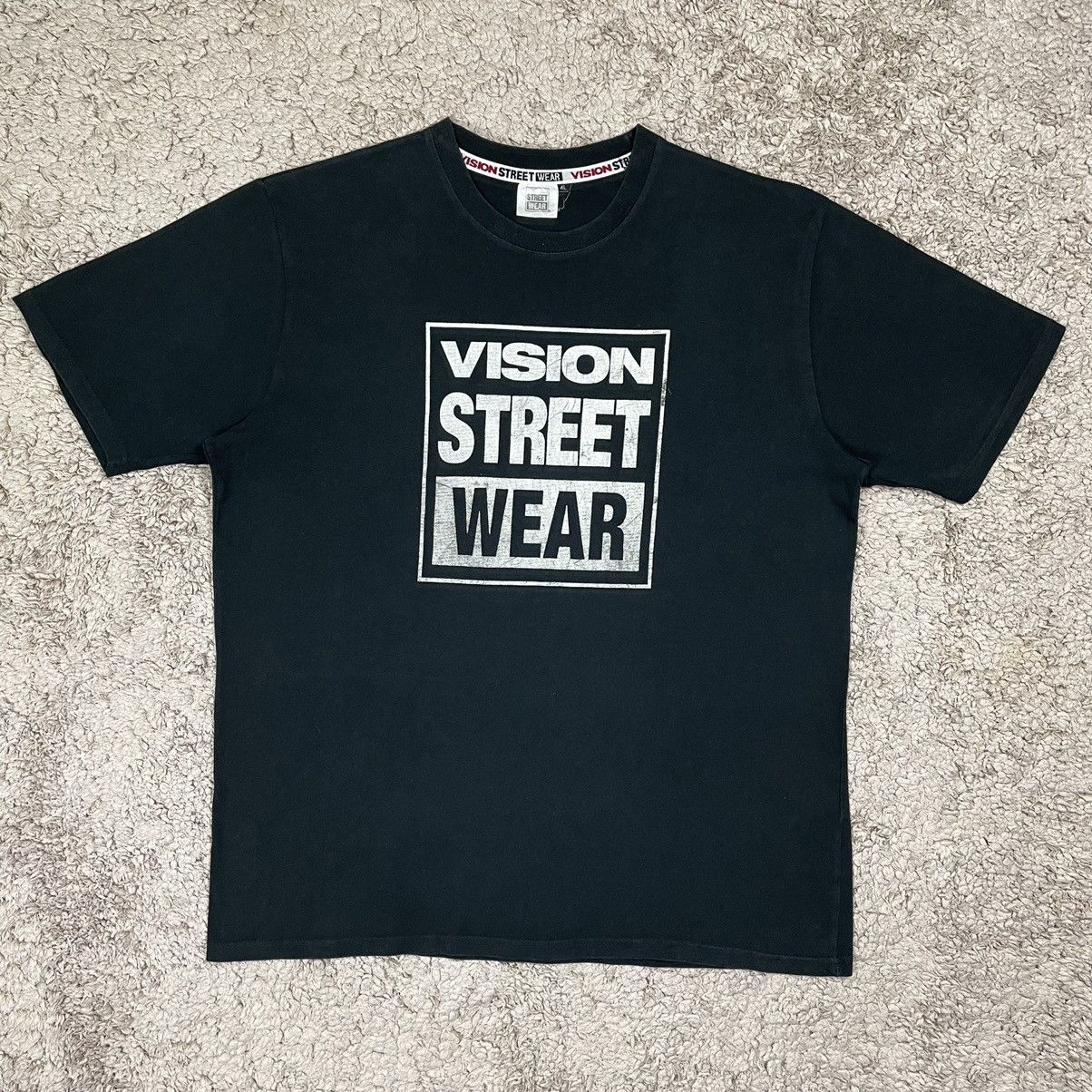 Vision Streetwear Vission Streetwear Box Logo Faded T-shirt Size US XXL / EU 58 / 5 - 1 Thumbnail