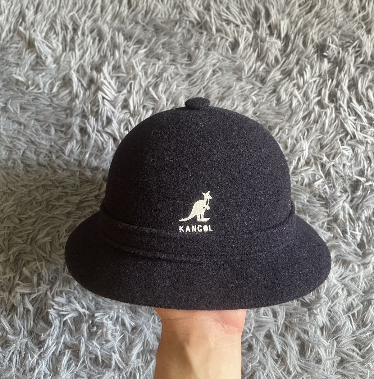 Kangol × Vintage 🦘Kangol iconic 00s vintage wool hat bucket helmet Size 32 - 1 Thumbnail