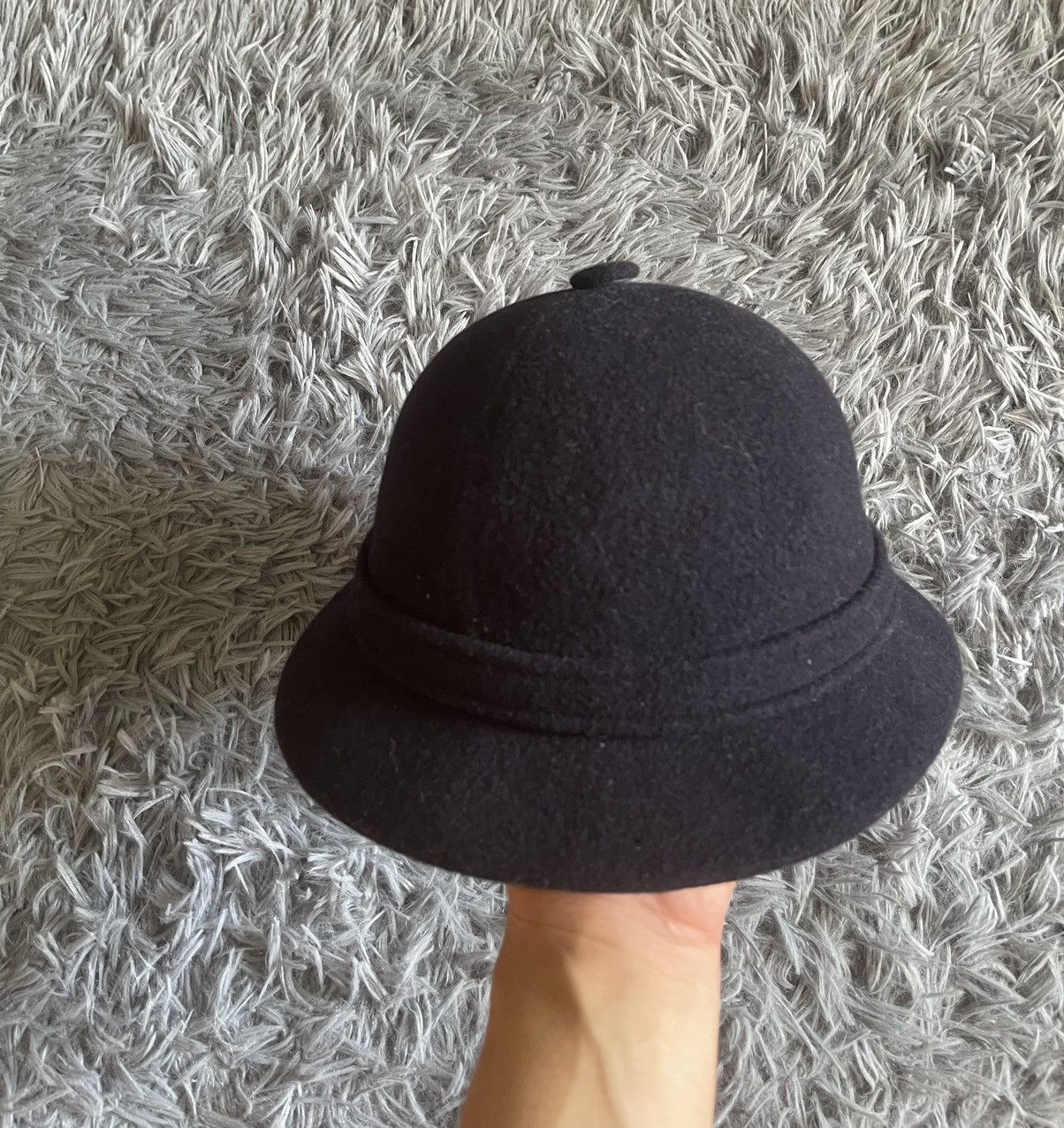 Kangol × Vintage 🦘Kangol iconic 00s vintage wool hat bucket helmet Size 32 - 4 Thumbnail