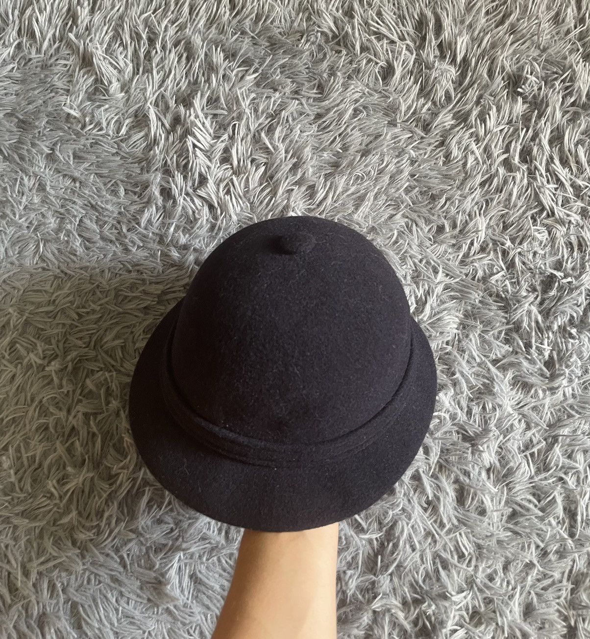 Kangol × Vintage 🦘Kangol iconic 00s vintage wool hat bucket helmet Size 32 - 5 Thumbnail
