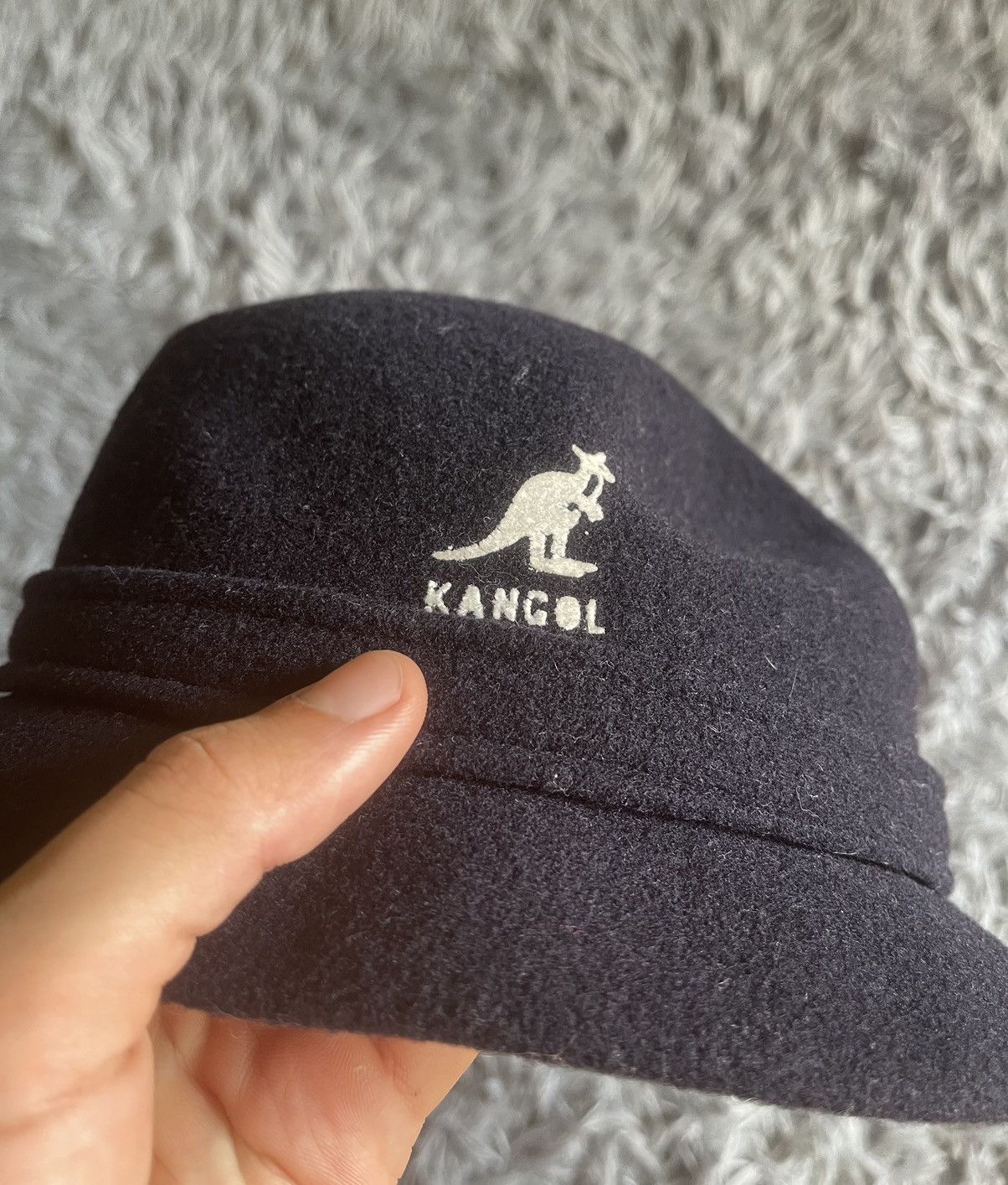 Kangol × Vintage 🦘Kangol iconic 00s vintage wool hat bucket helmet Size 32 - 8 Thumbnail