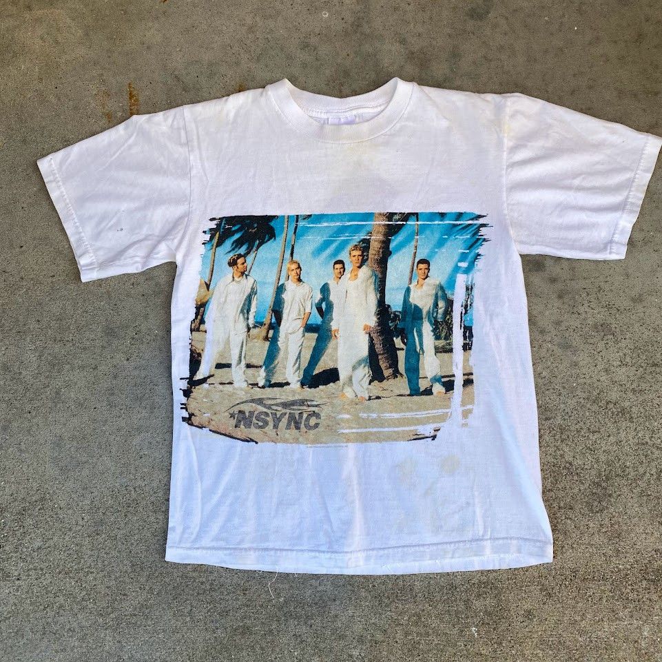 Vintage Vintage 1999 Nsync Band tee made in USA S Grailed