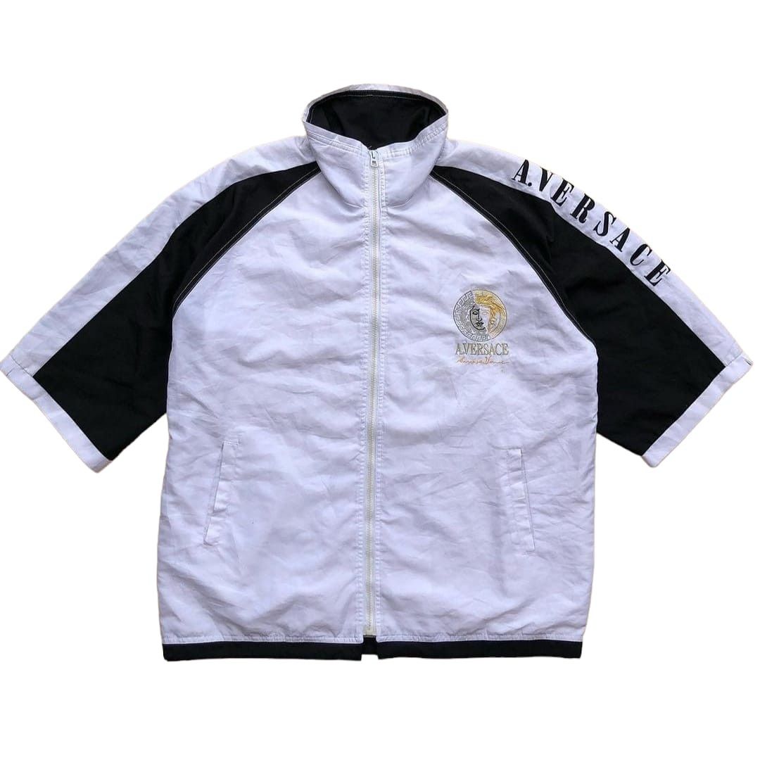 Versace × Vintage Vintage A. Versace Windbreaker Jacket Size US L / EU 52-54 / 3 - 2 Thumbnail
